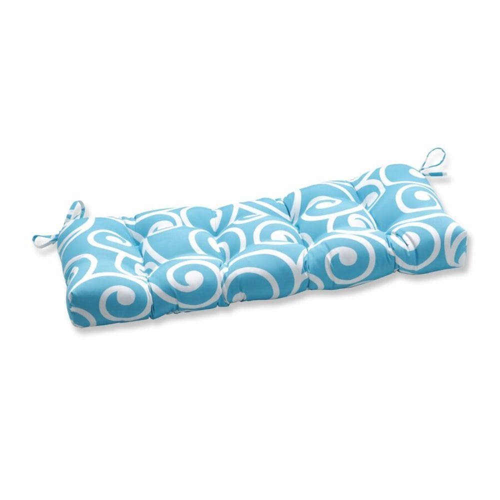 Turquoise bench online cushion