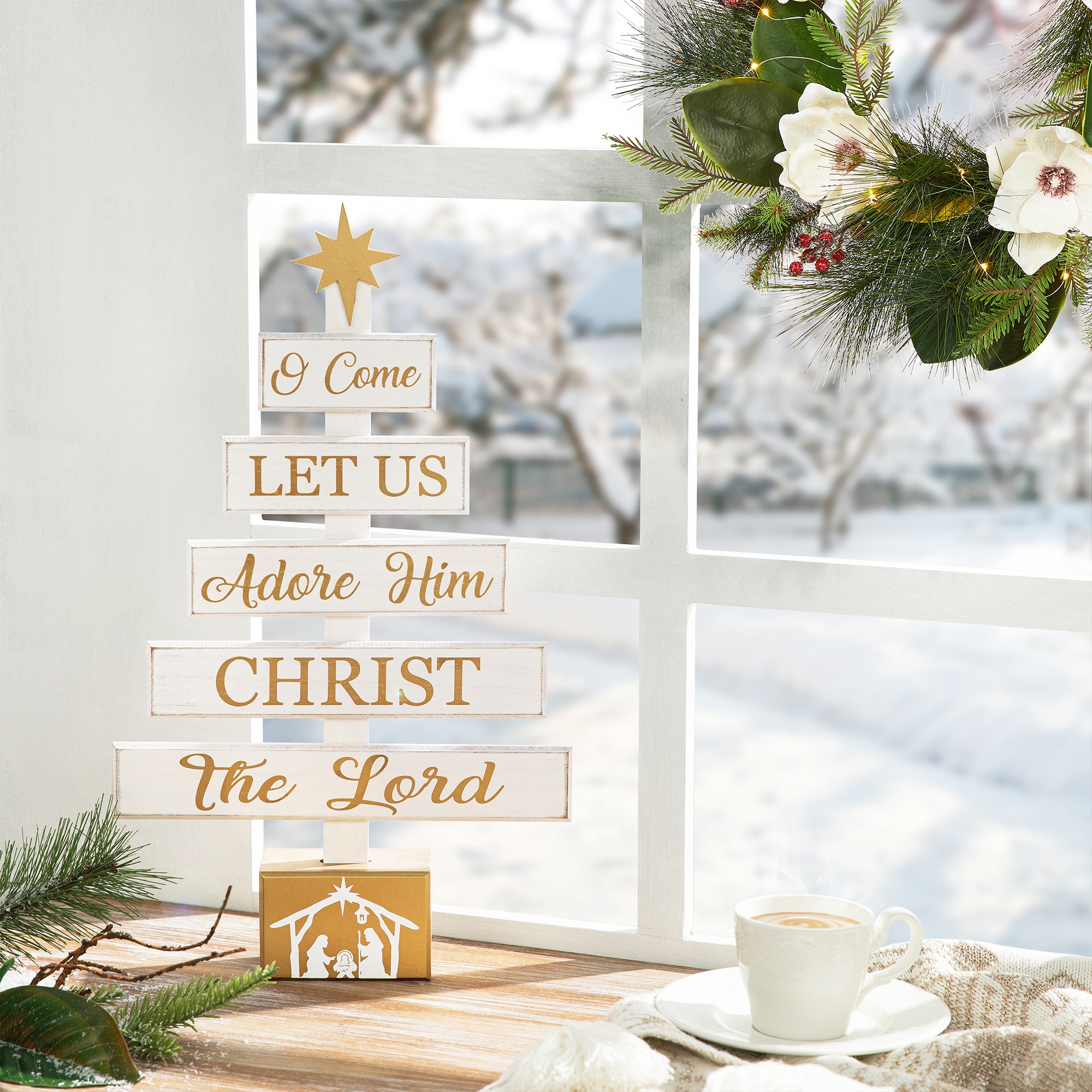 Glitzhome 1114203439 Table-Christmas-Decorations - View #5
