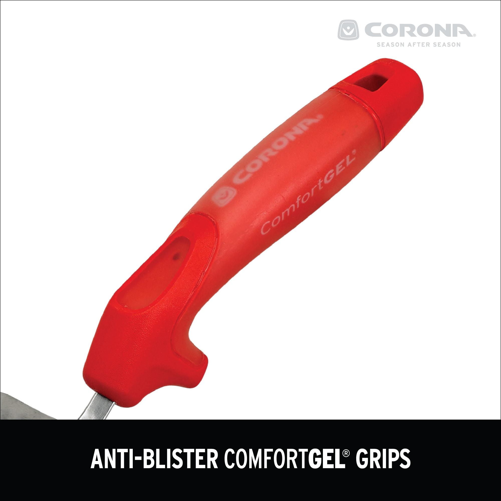 Comfy Grip 1.75 oz Stainless Steel #24 Portion Scoop - with Red