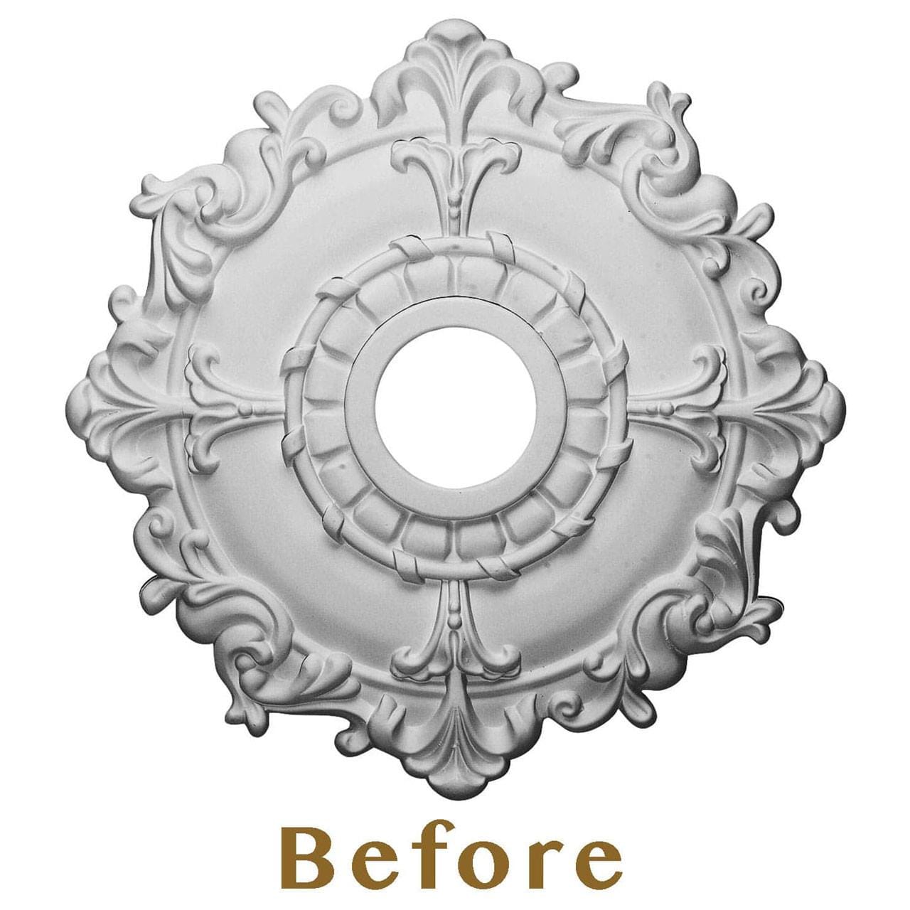From Plain to Beautiful in Hours CCMF-057-INT-LL Ceiling-Medallions - View #3