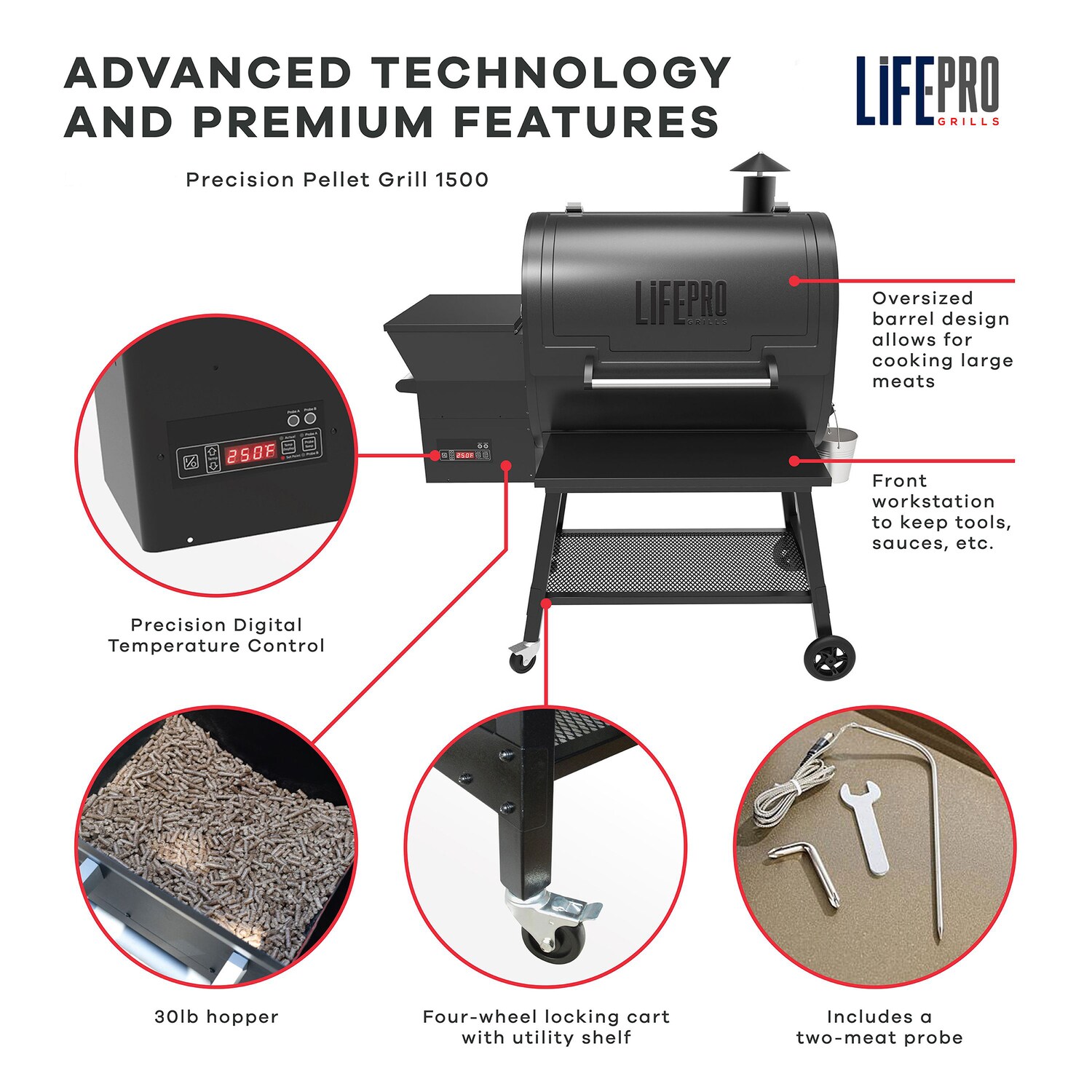 Lifesmart 250264 Pellet-Grills - View #10