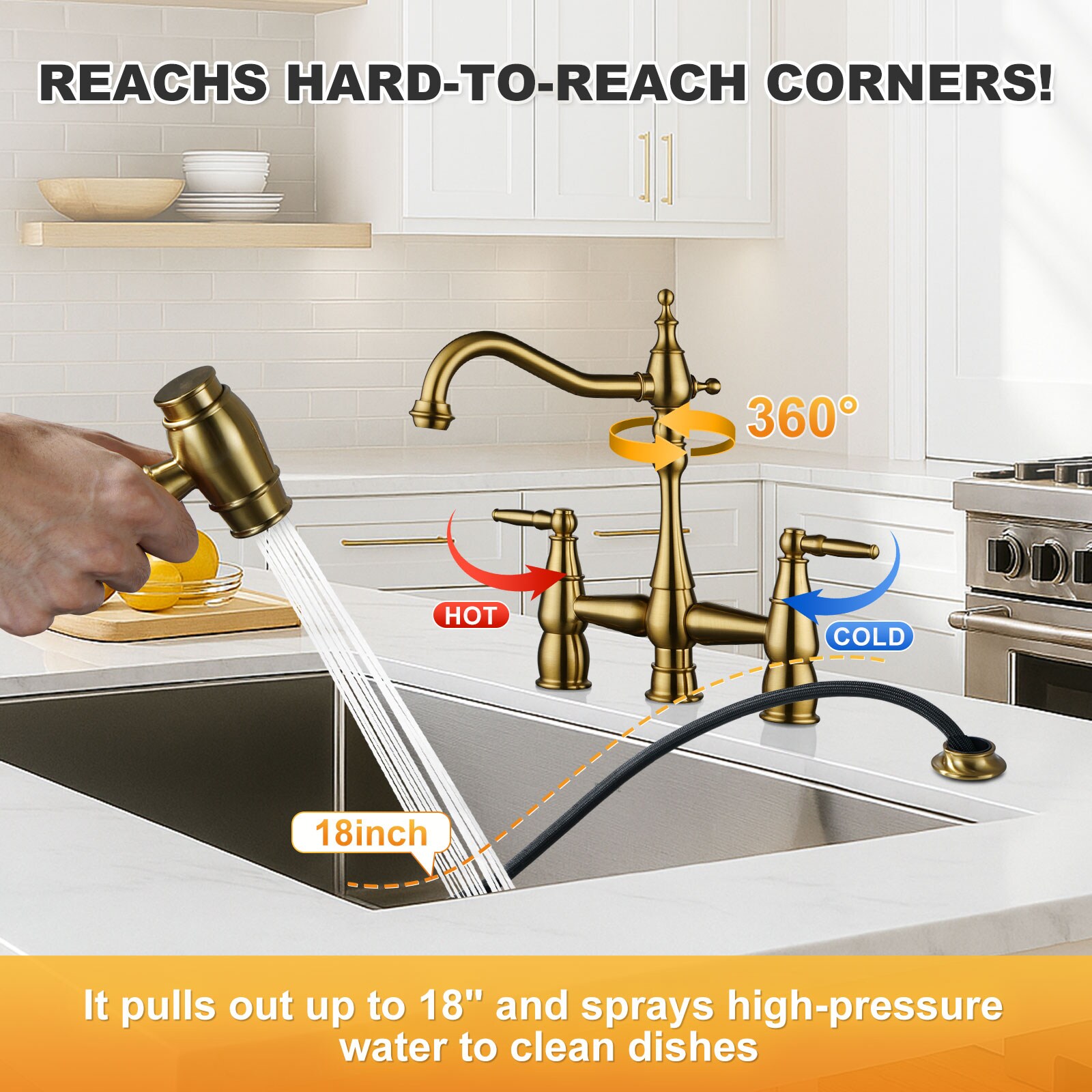 WOWOW 2317001G Kitchen-Faucets - View #4