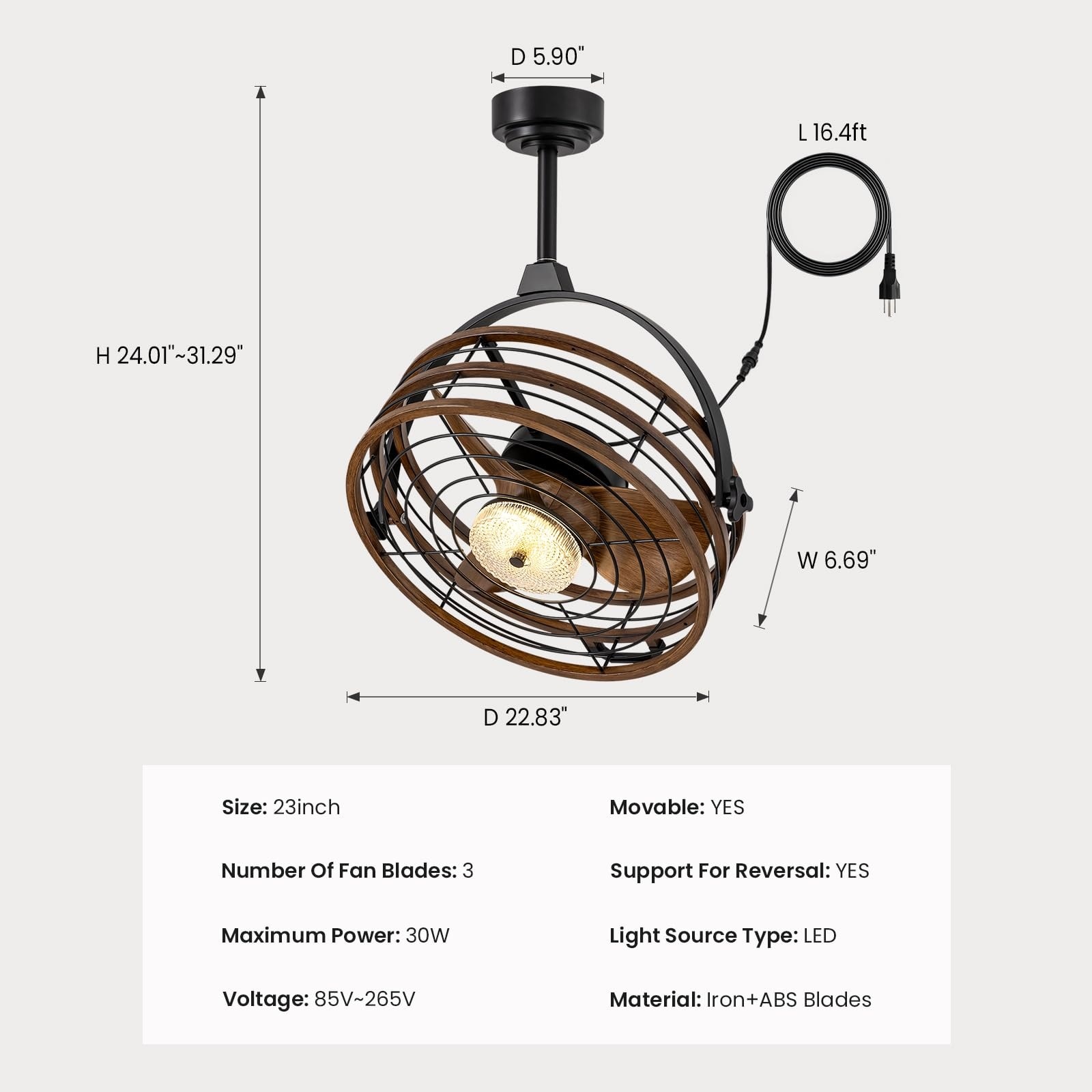 Vrbgify LVG0508F31 Wall-Mounted-Fans - View #3