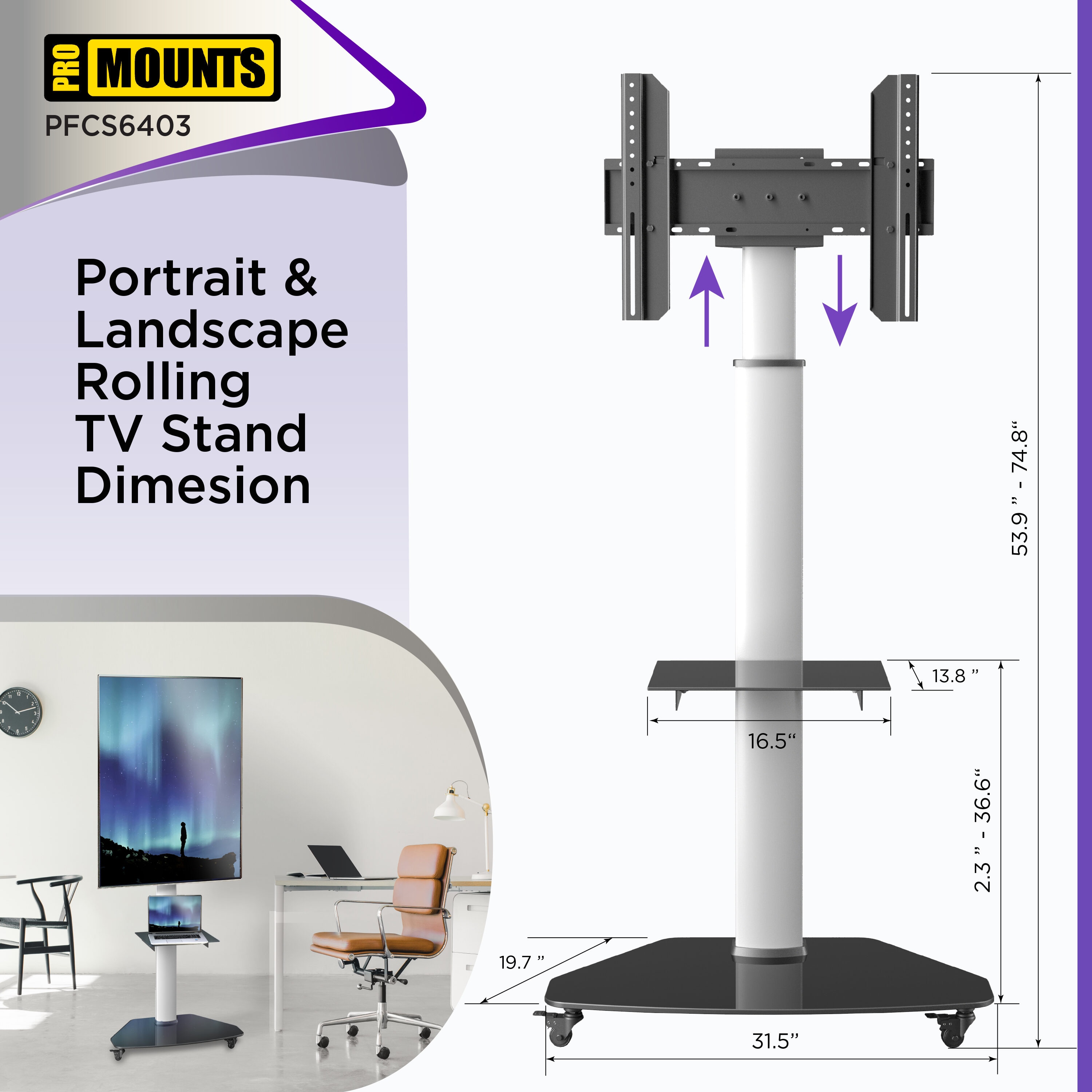 Promounts PFCS6403 Tv-Mounts - View #2