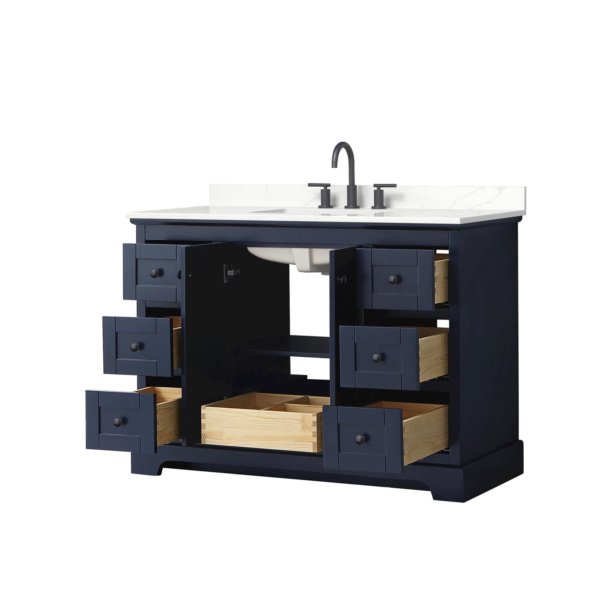 Wyndham Collection WCV232348SBBGTUS3MXX Bath-Vanity-Combo - View #3