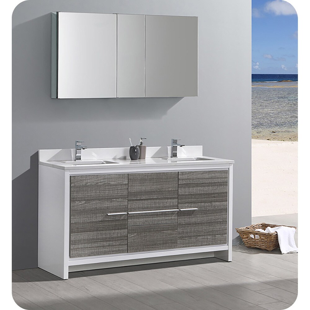 Fresca FCB8119HA-CWH-U Bath-Vanity-Combo - View #8