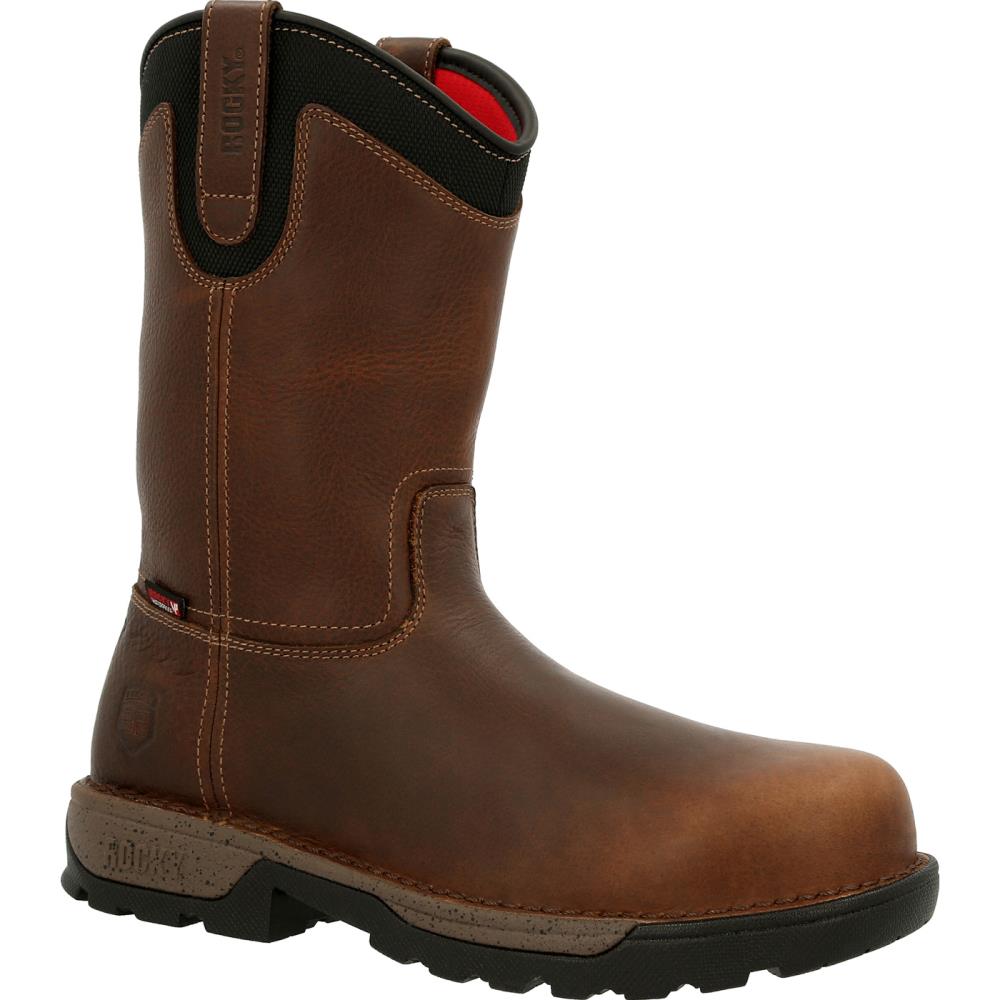 Rocky RKK0332  W  080 Men's Brown Waterproof Boots Size: 8 Wide