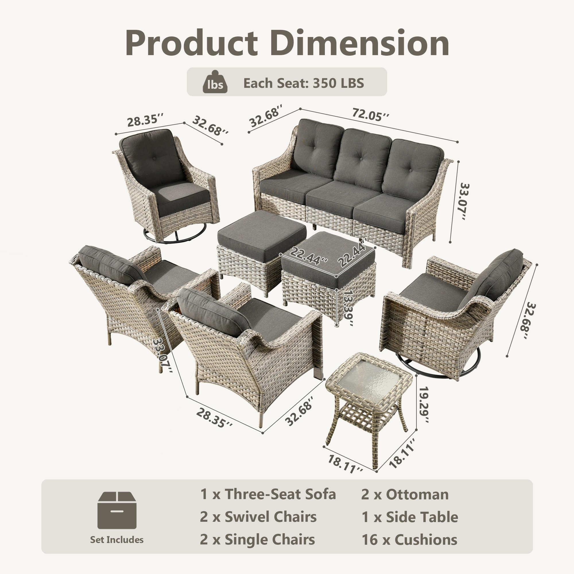 Caodoc L5-YZPAD108 Patio-Sofas-Daybeds - View #6