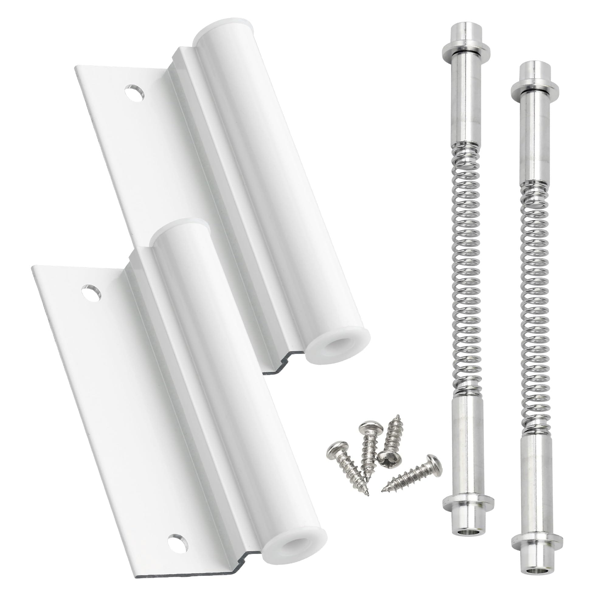 Phyfalip  Lower Screen Door Hinge Leaf Hinge Pin Kit 4 Pcs Screen Door Hinge Repair Parts Compatible with Anderson Croft EMCO Storm Screen Doors