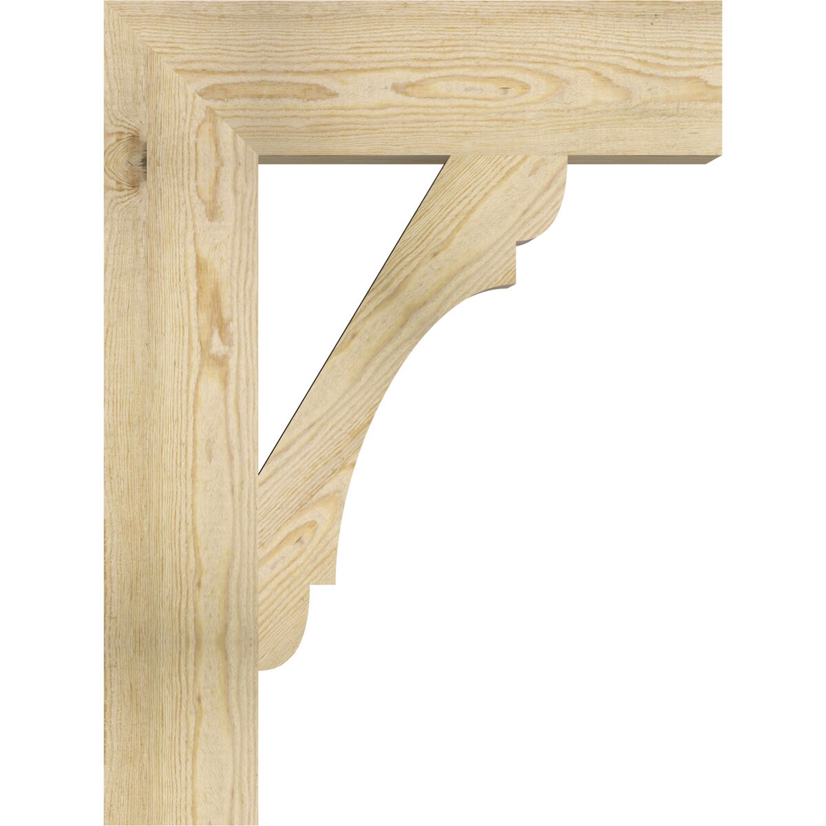 Ekena Millwork BKT06X24X32OLY05RDF Exterior-Brackets-Braces - View #3