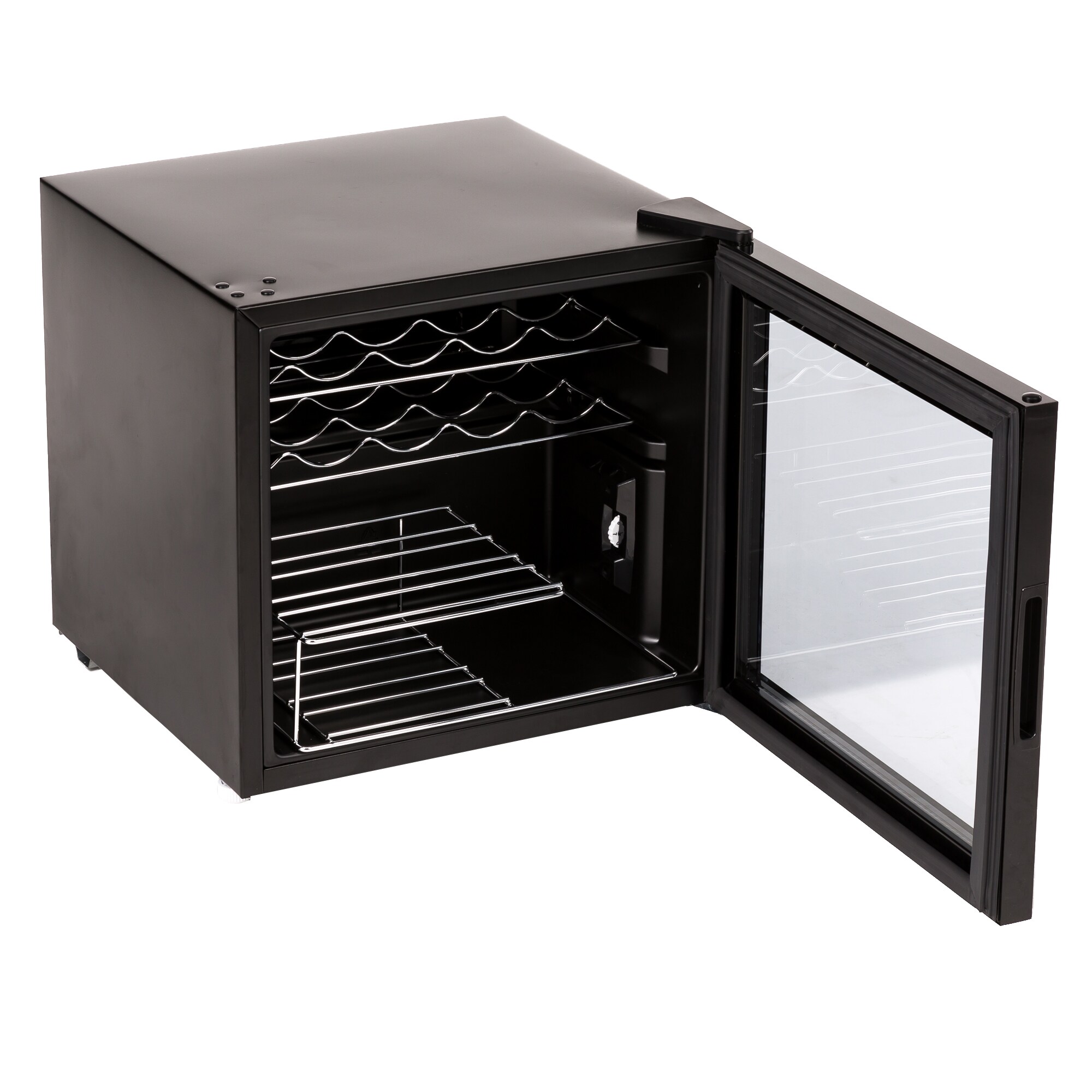 Willz 16-Bottle Capacity Black Freestanding Wine Chiller at Willz 16-Bottle Capacity Black Freestanding Wine Chiller at