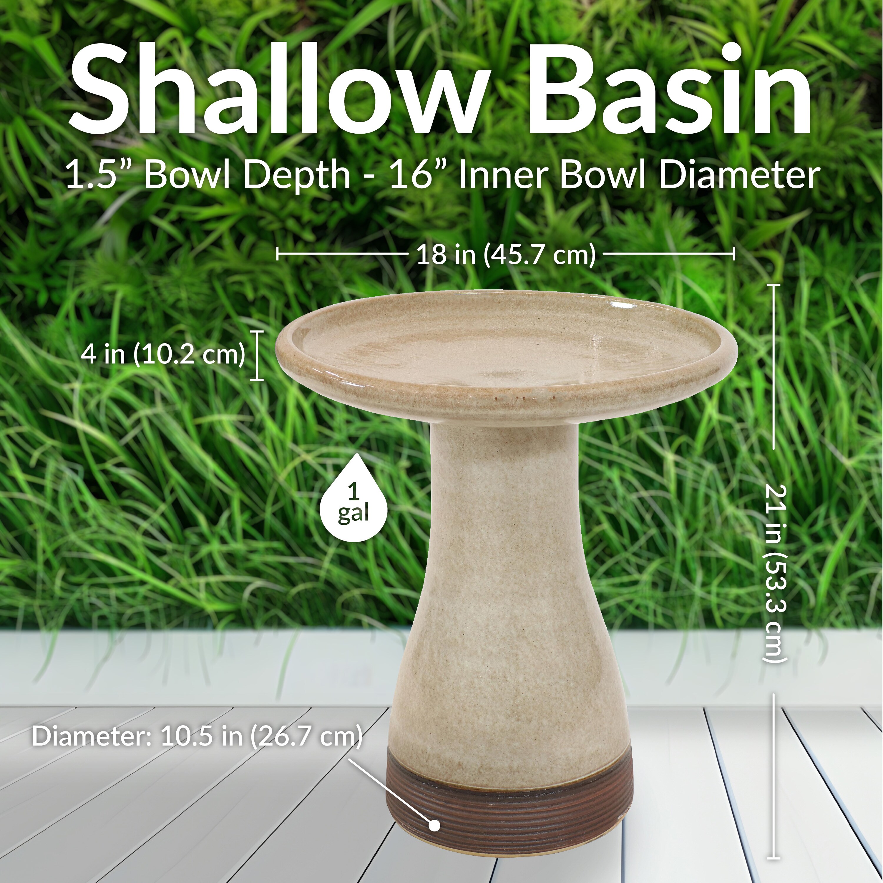 Sunnydaze Decor AP-367 birdbaths - View #5
