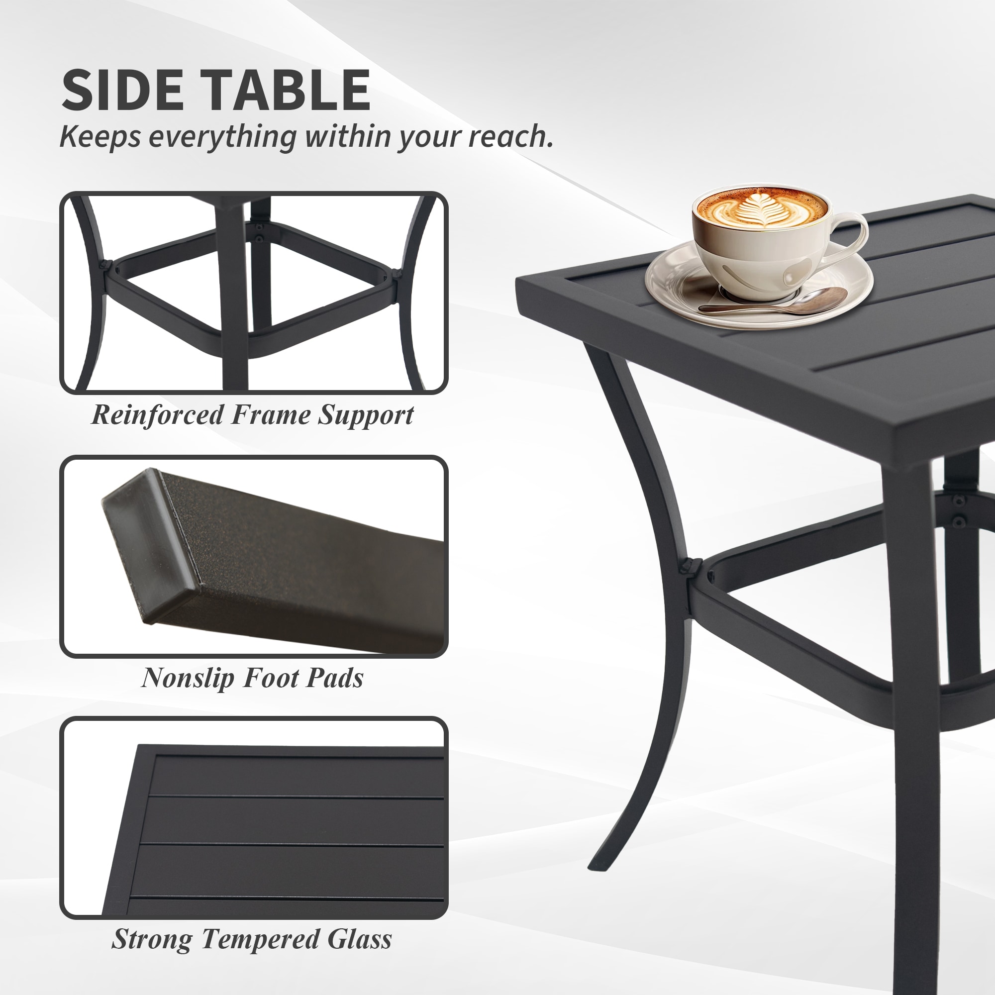 Clihome CL-FOPC359813 Patio-Conversation-Sets - View #7