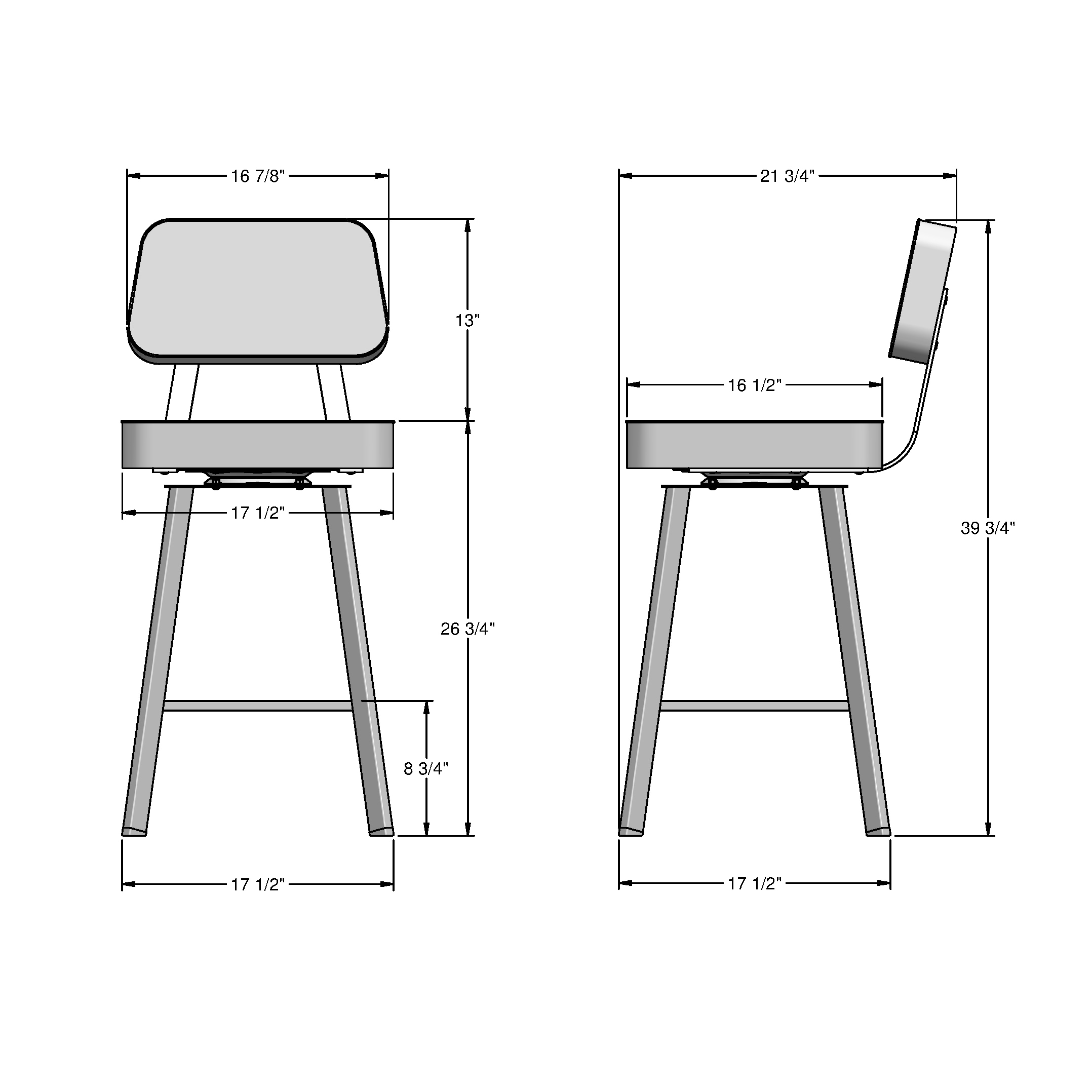 Amisco 41546-26WE/1B51HVF4 stools - View #7