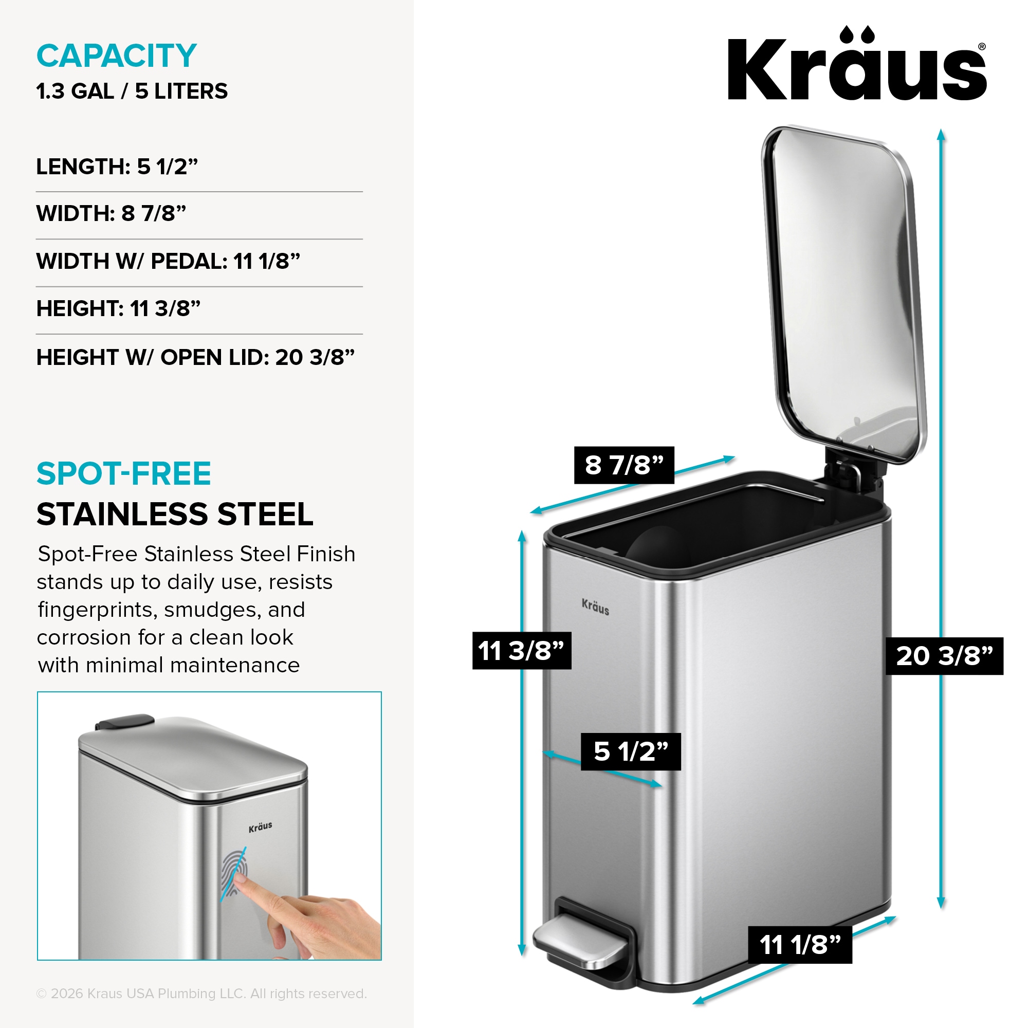 Kraus KTCP-10SFS m031725 - Thumbnail View #3