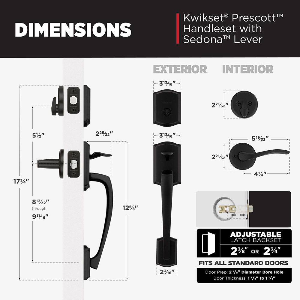 Kwikset Signature Series 98180-088 handlesets - View #3