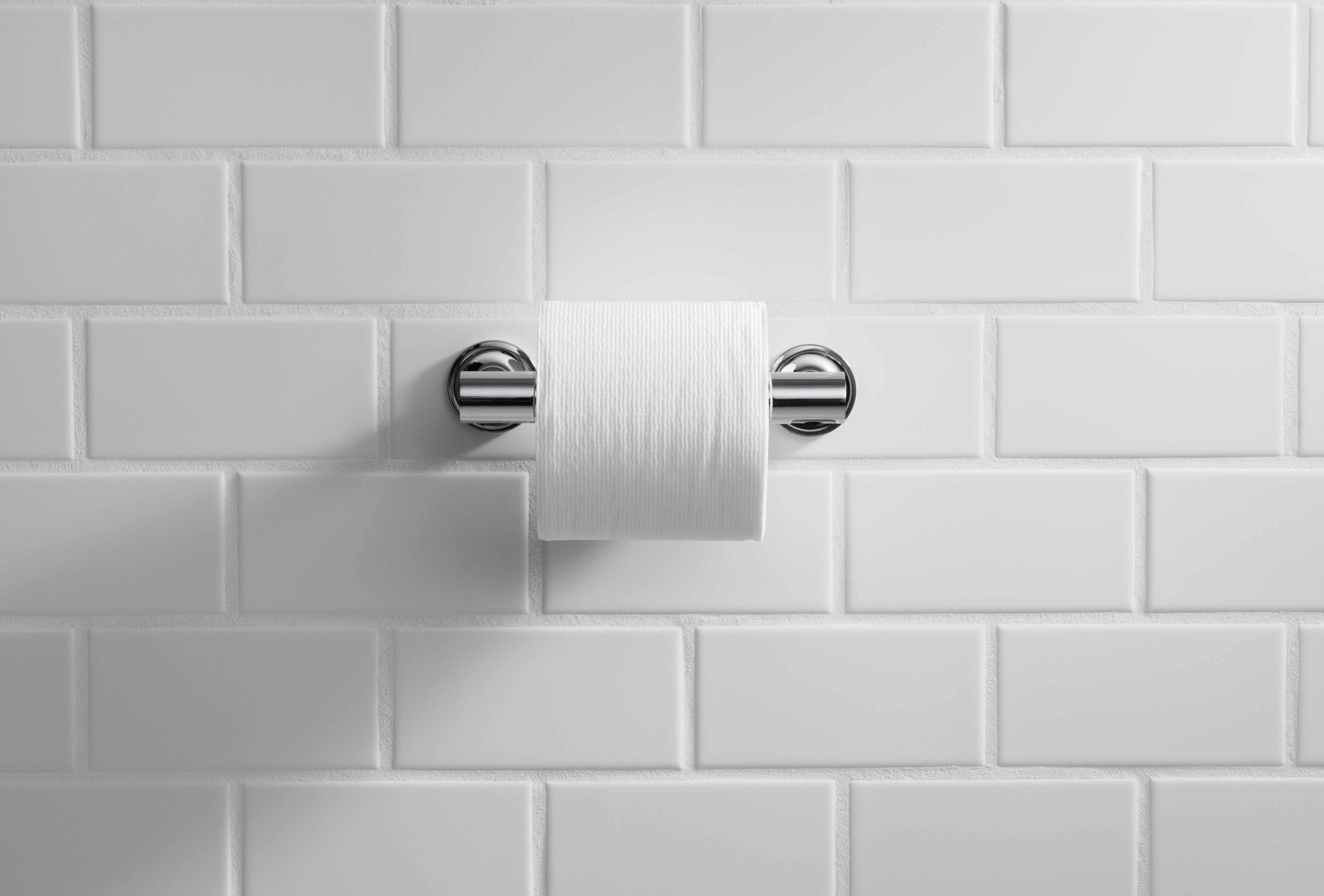 KOHLER Kumin Matte Black Wall Mount Pivot Toilet Paper Holder in the Toilet  Paper Holders department at