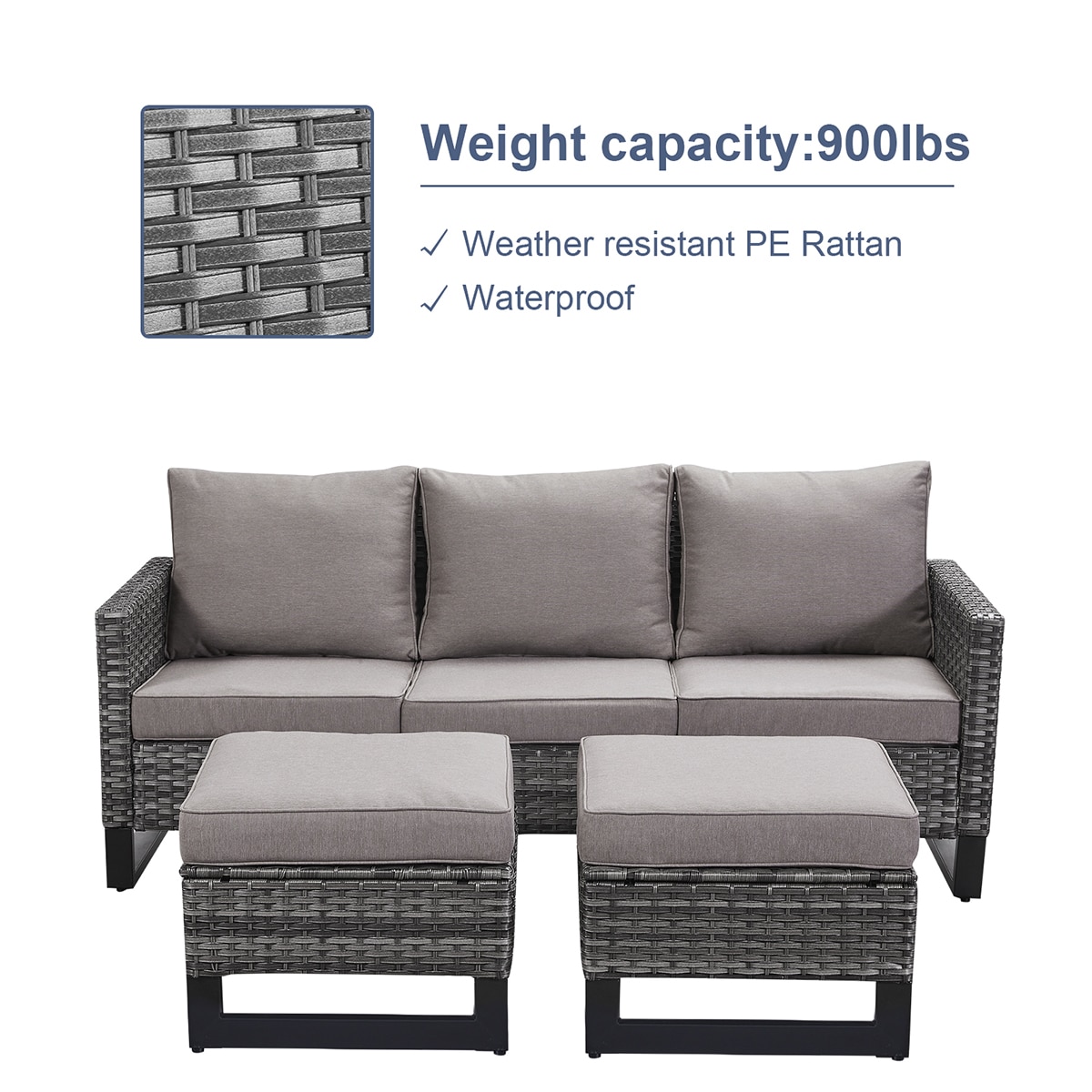 Rilyson FS062063X2065070-3 Patio-Conversation-Sets - View #6
