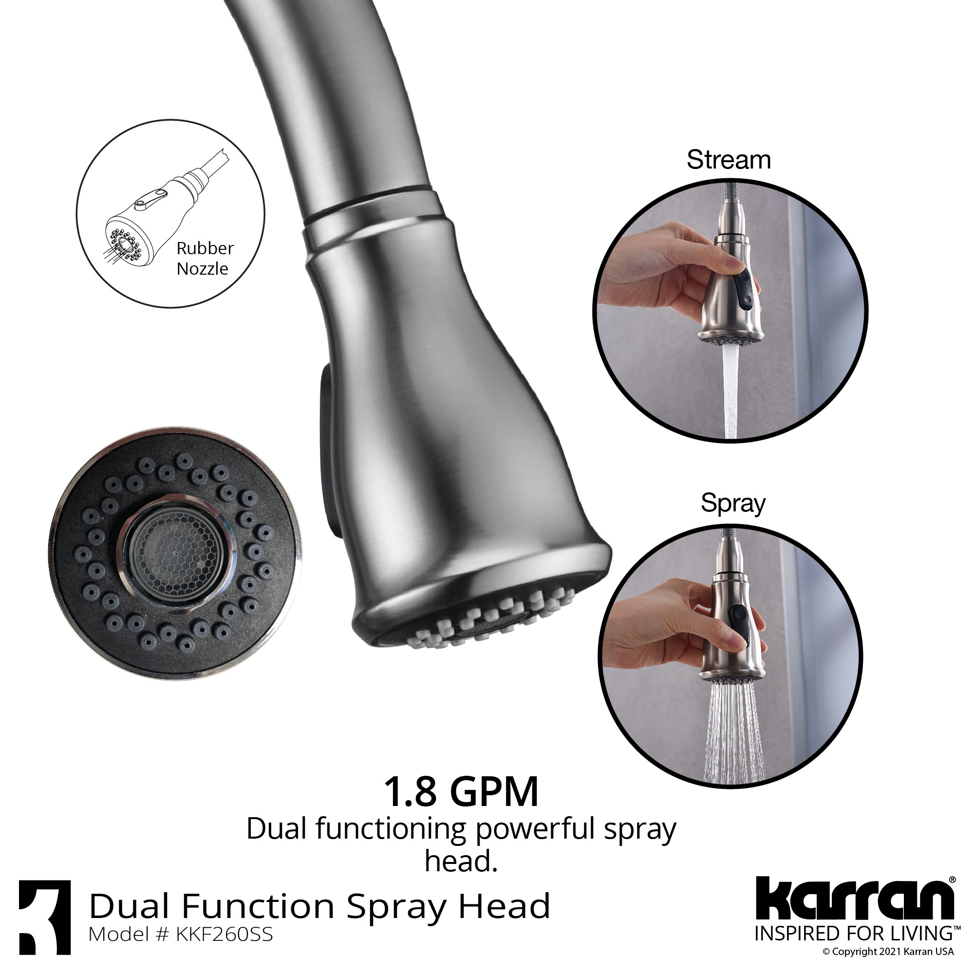 Karran KKF260SD25SS Kitchen-Faucets - View #6