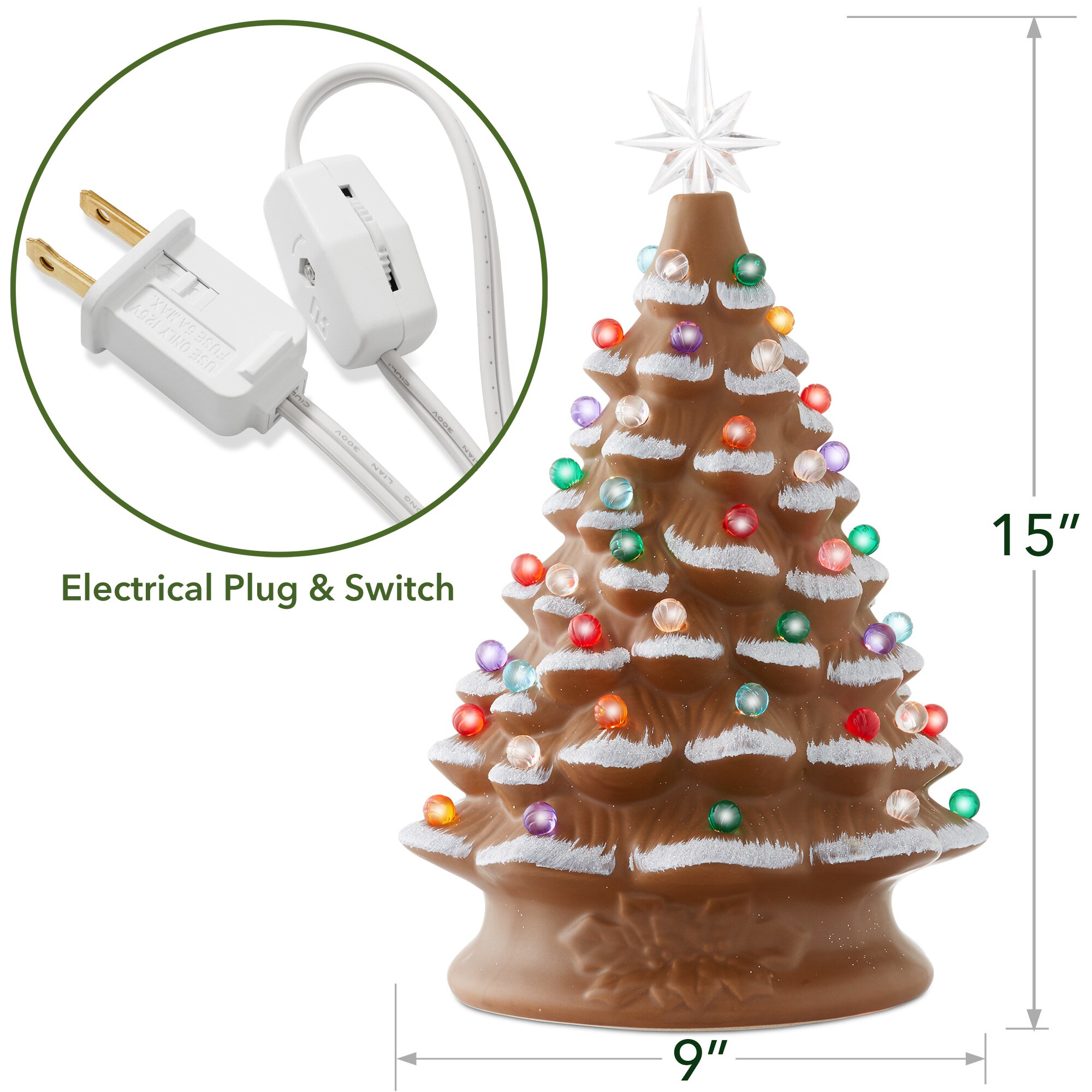 Casafield TR-968-GBRD Artificial-Christmas-Trees - View #6