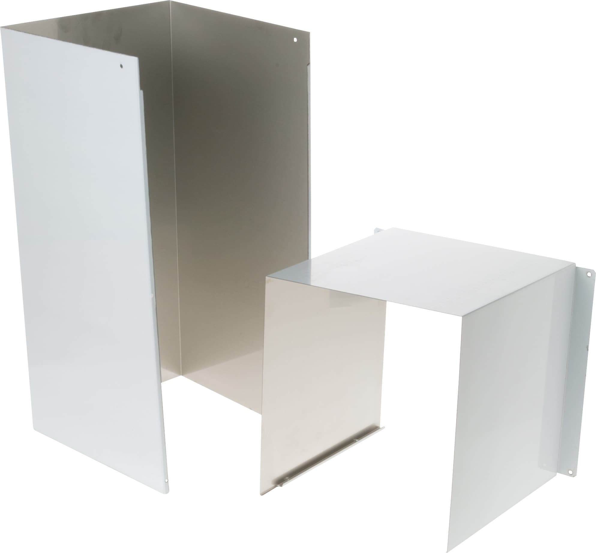 GE Appliances CX10DC9SPSS Wall-Mounted range hood Flue cover 2 -Pack Stainless Steel