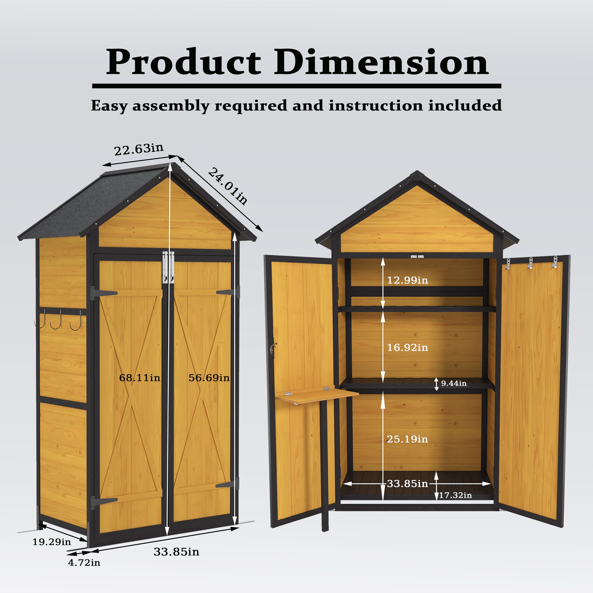 Mondawe MD-TP27AAE Wood-Storage-Buildings - View #7