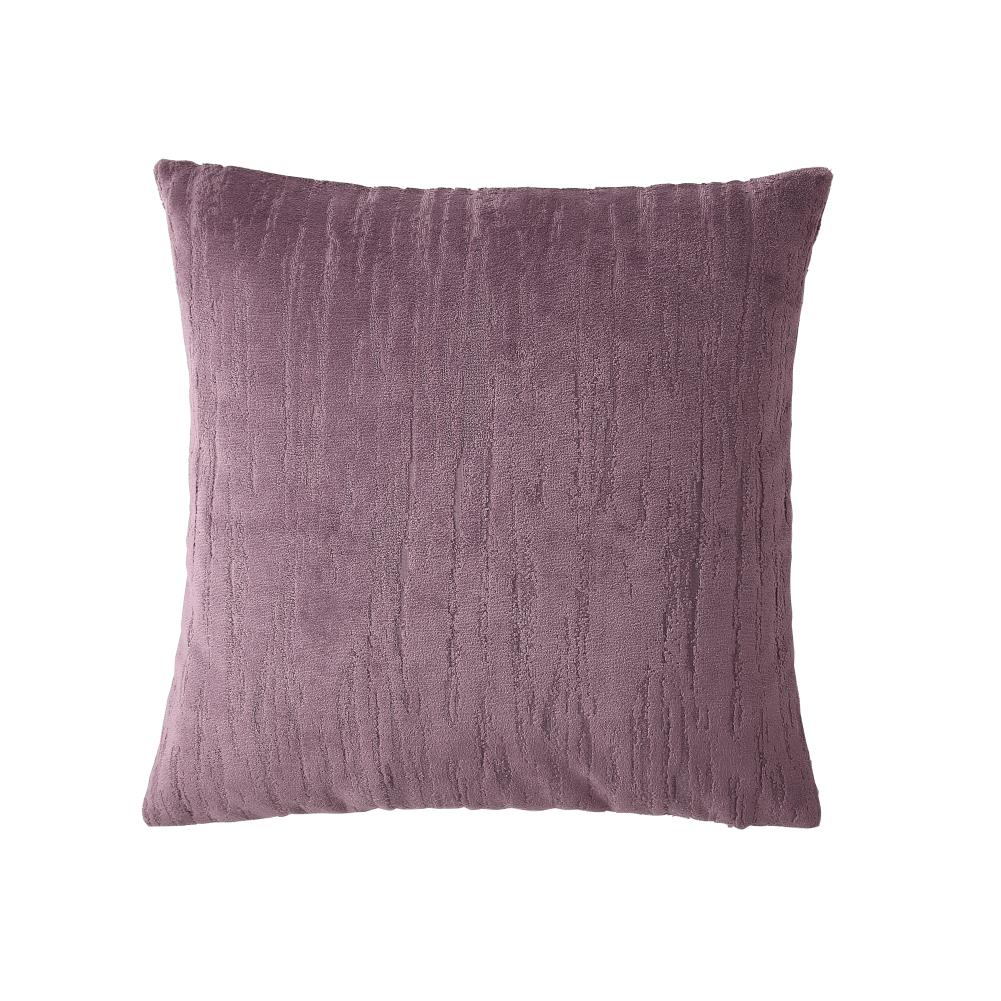 MHF Home M602375  Aubrey Purple Textured 18in Throw Pillow Cover