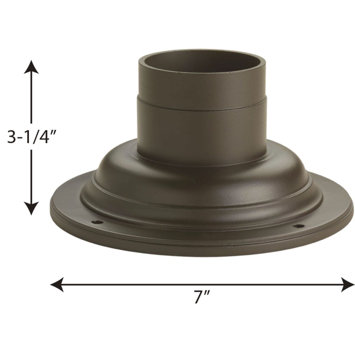 Antique Bronze Cast Aluminum Outdoor Pedestal Mount