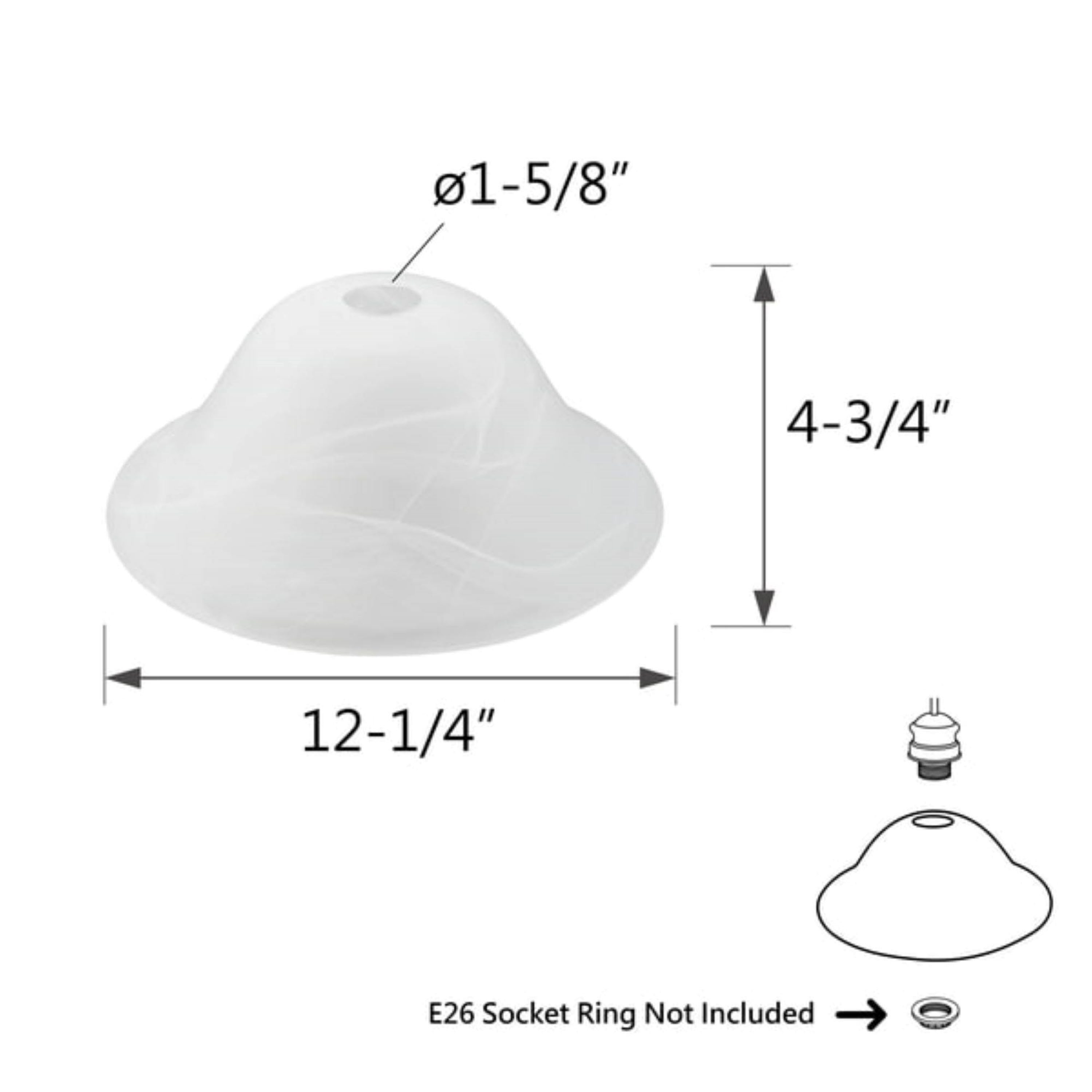 Aspen Creative Corporation 23509-11 Light-Shades - View #7