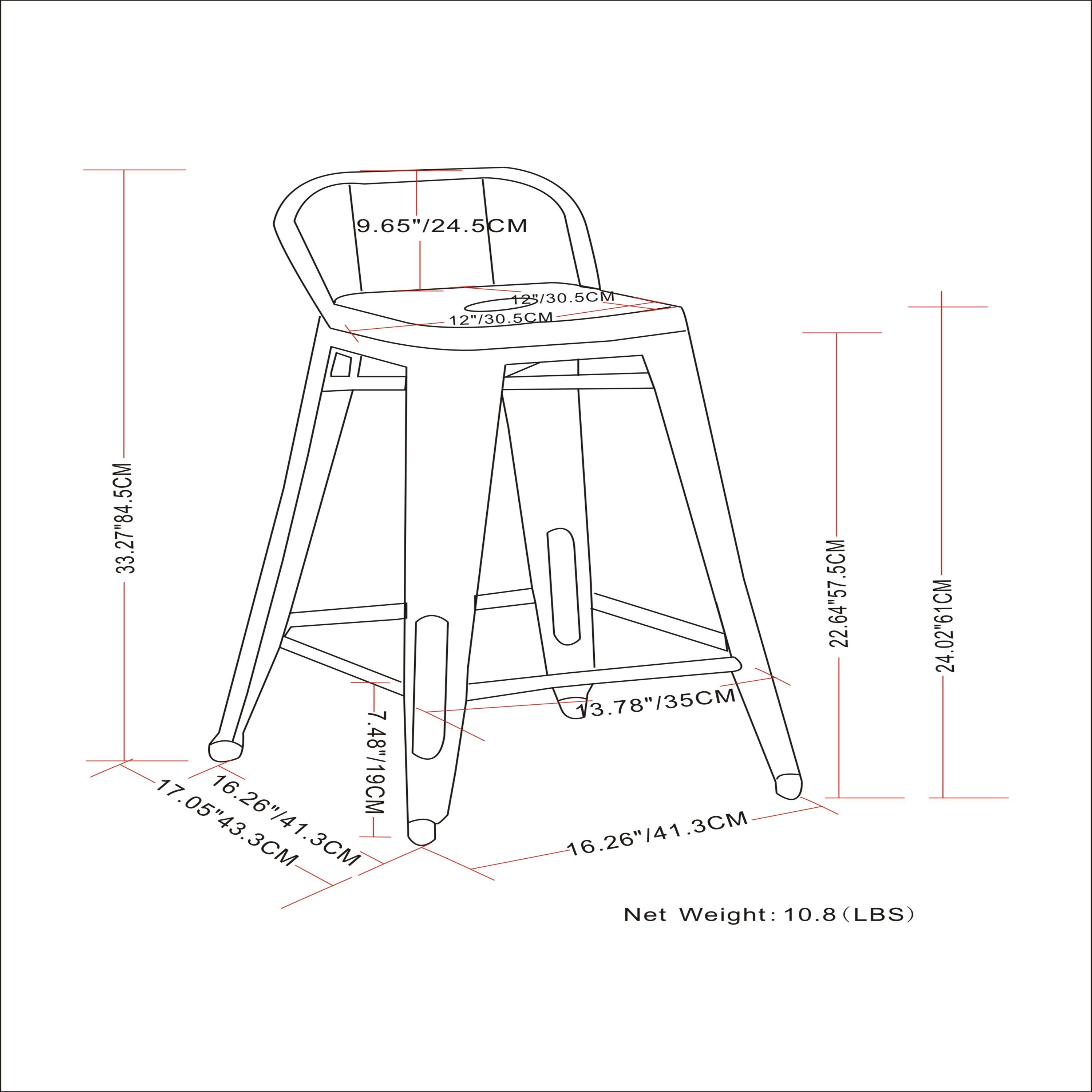 Simpli Home AXCRAY24-01-TL stools - View #9