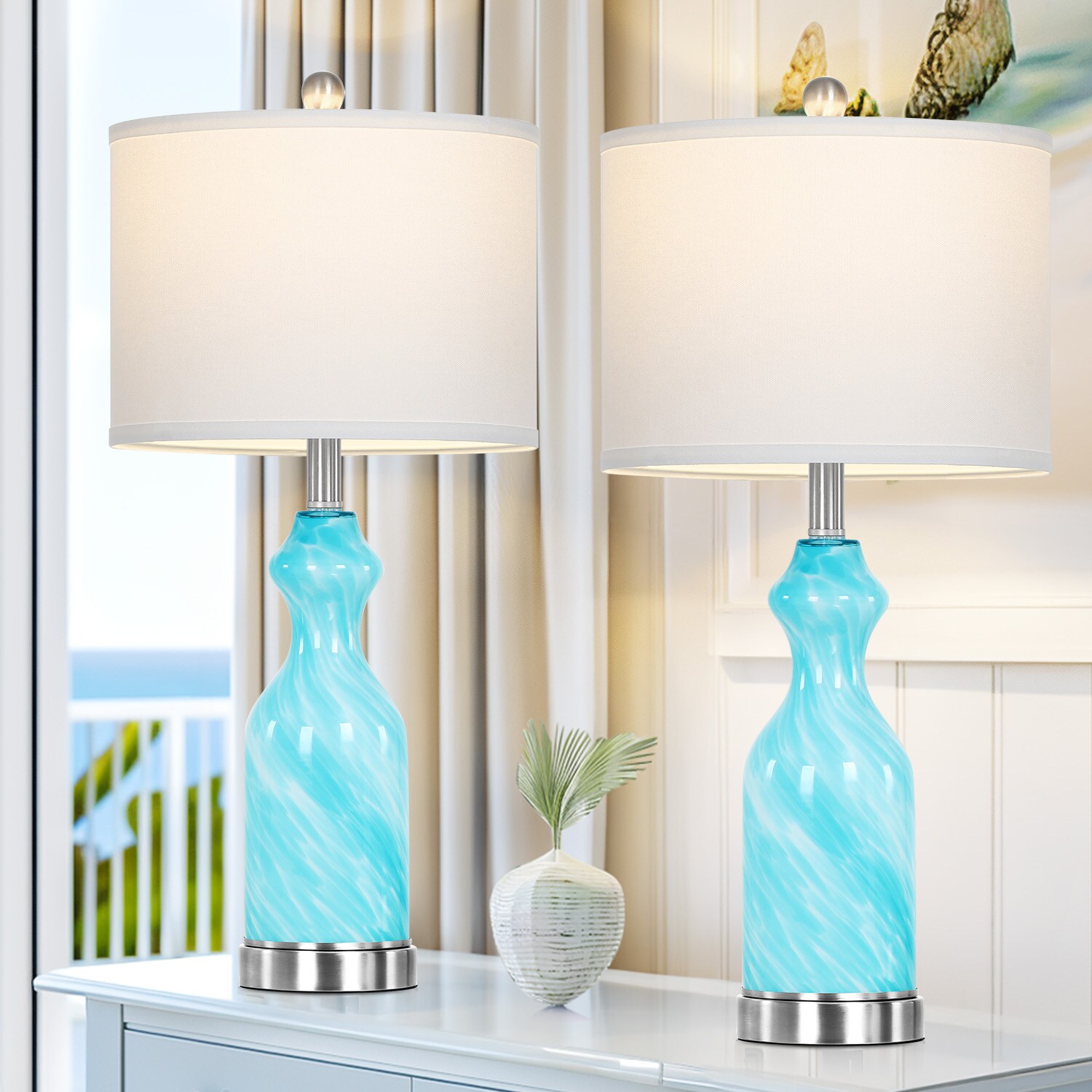 UrFurnishings TD-389 Table-Lamps - View #2