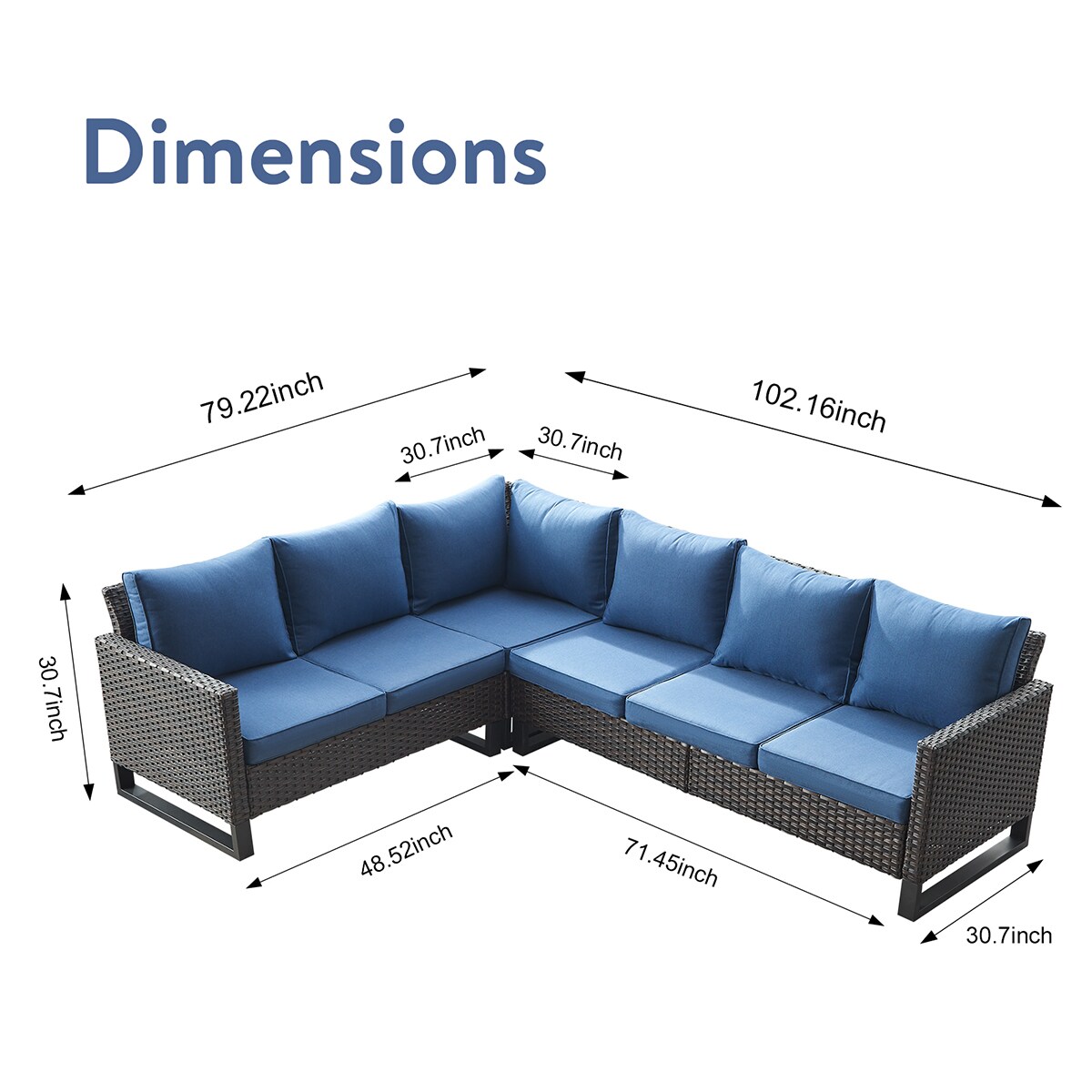 Rilyson FS148150152-1 Patio-Sofas-Daybeds - View #4