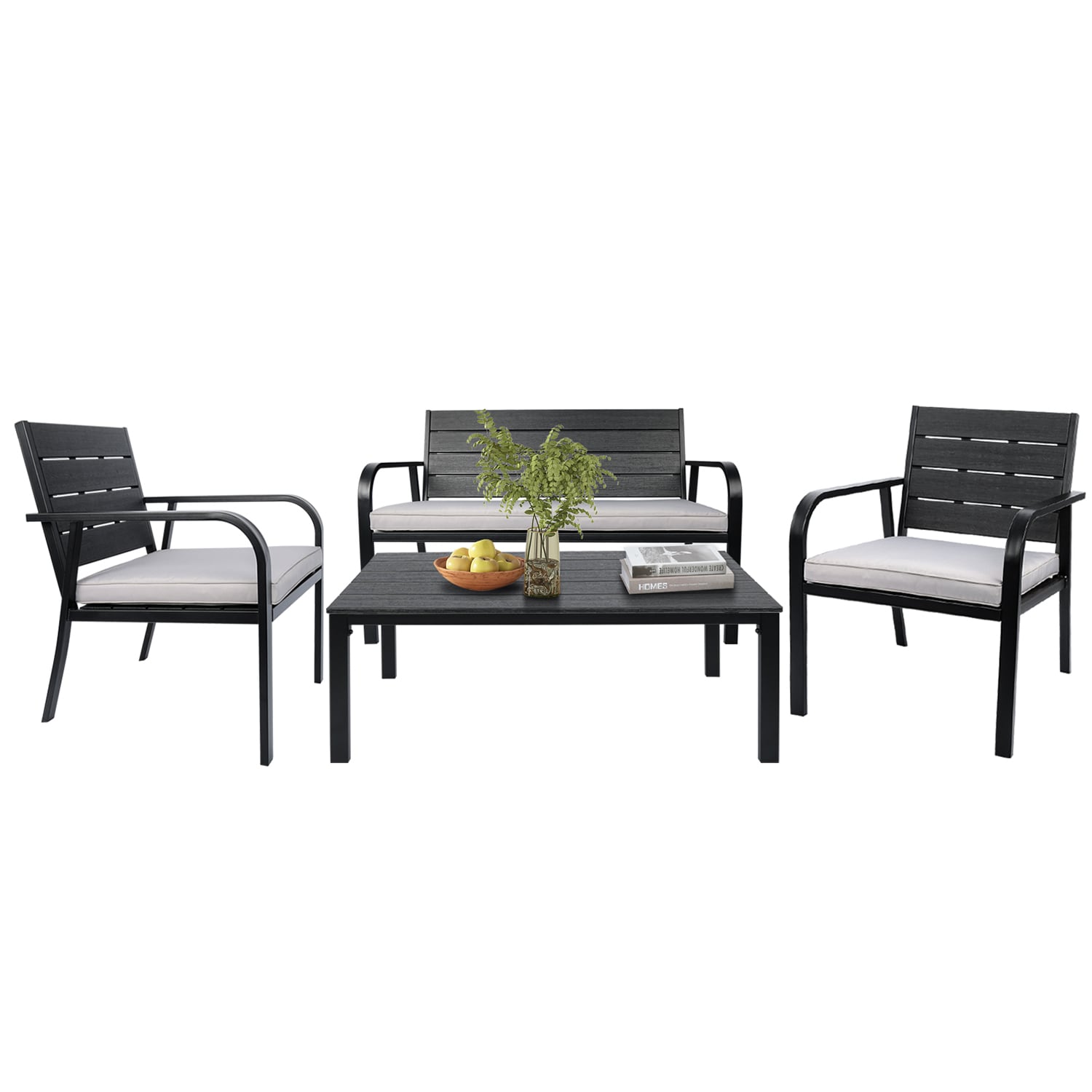 SINOFURN SYB690001GY Patio-Conversation-Sets - View #2
