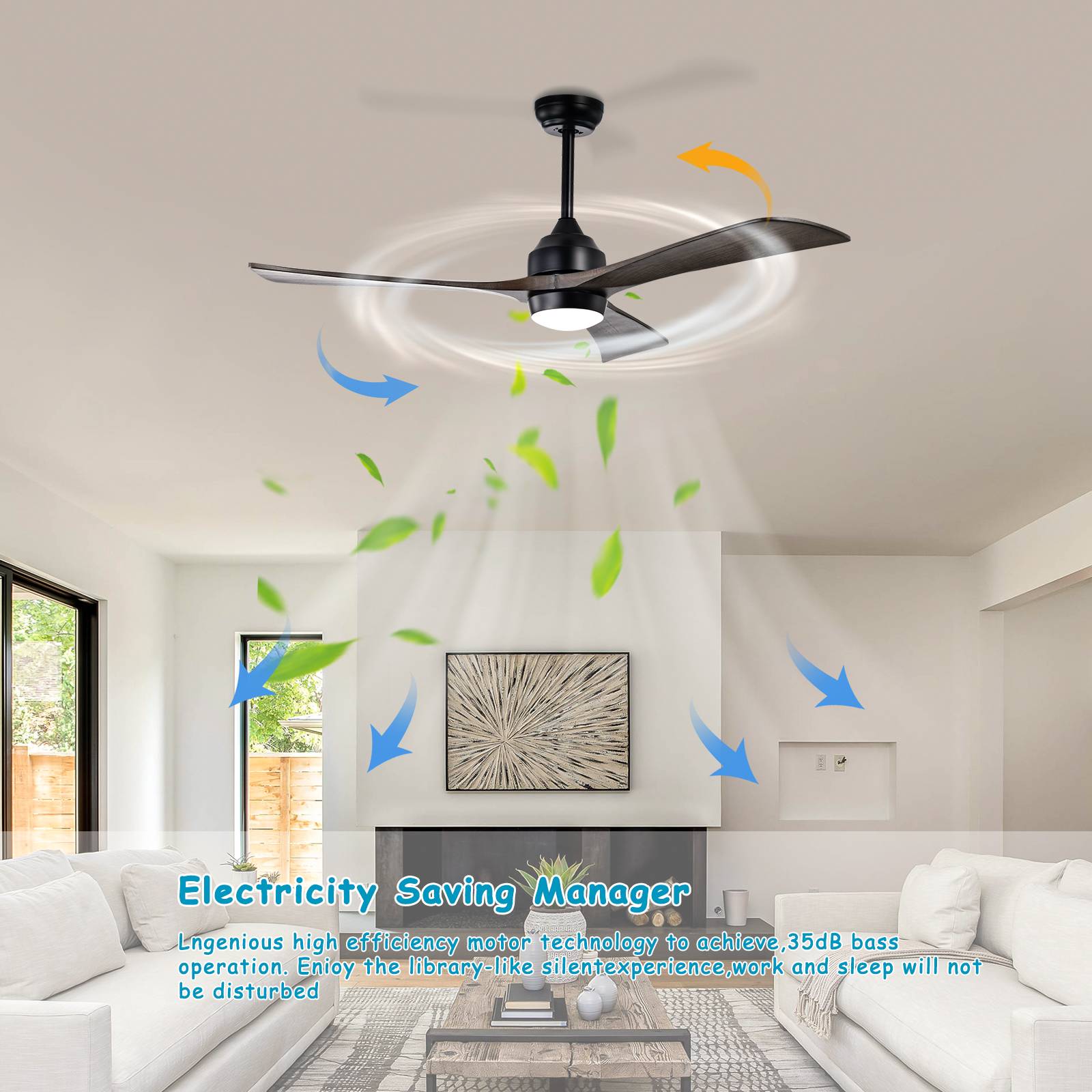 WELLFOR GDF016BN Ceiling-Fans - View #12