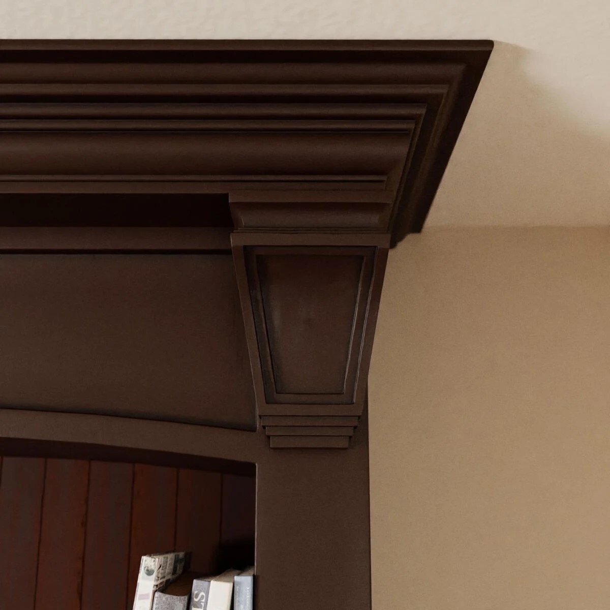 Unfinished Rubberwood Traditional 9" Corbel