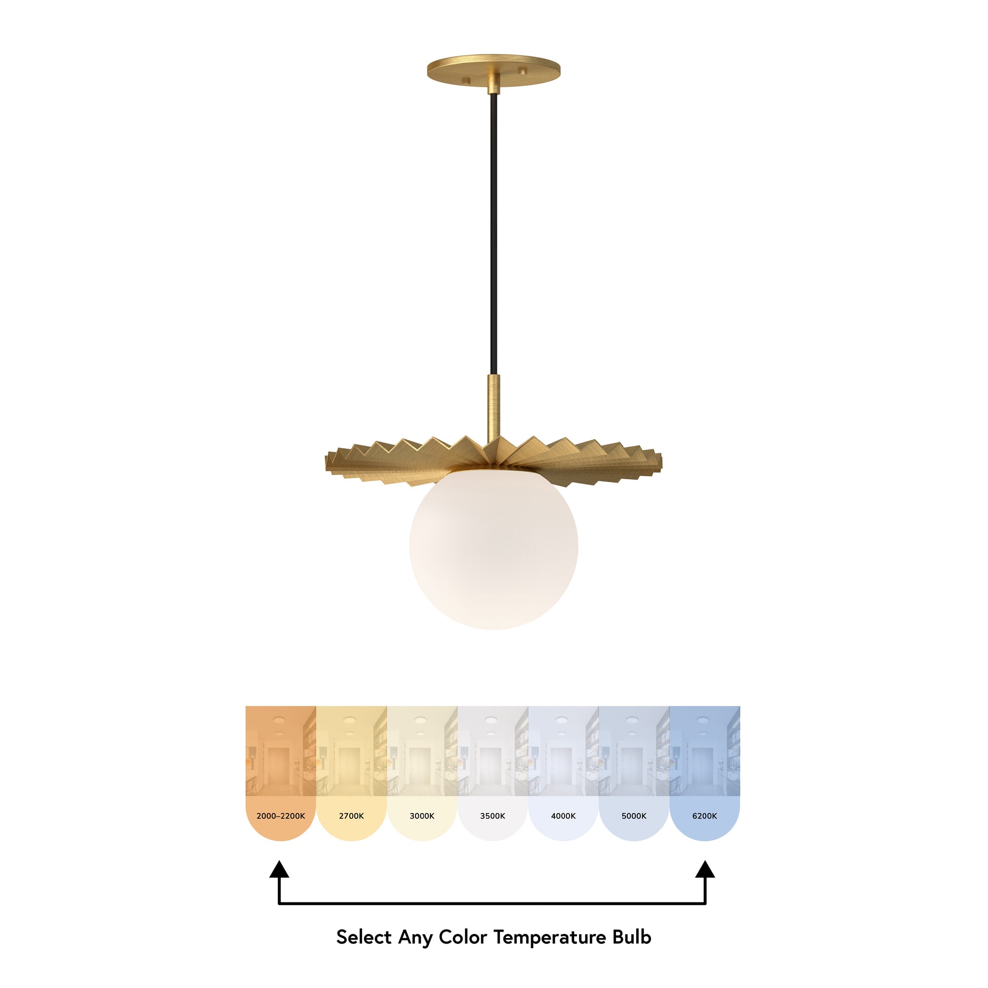 Kuzco Lighting PD501212BGOP Pendant-Lights - View #8