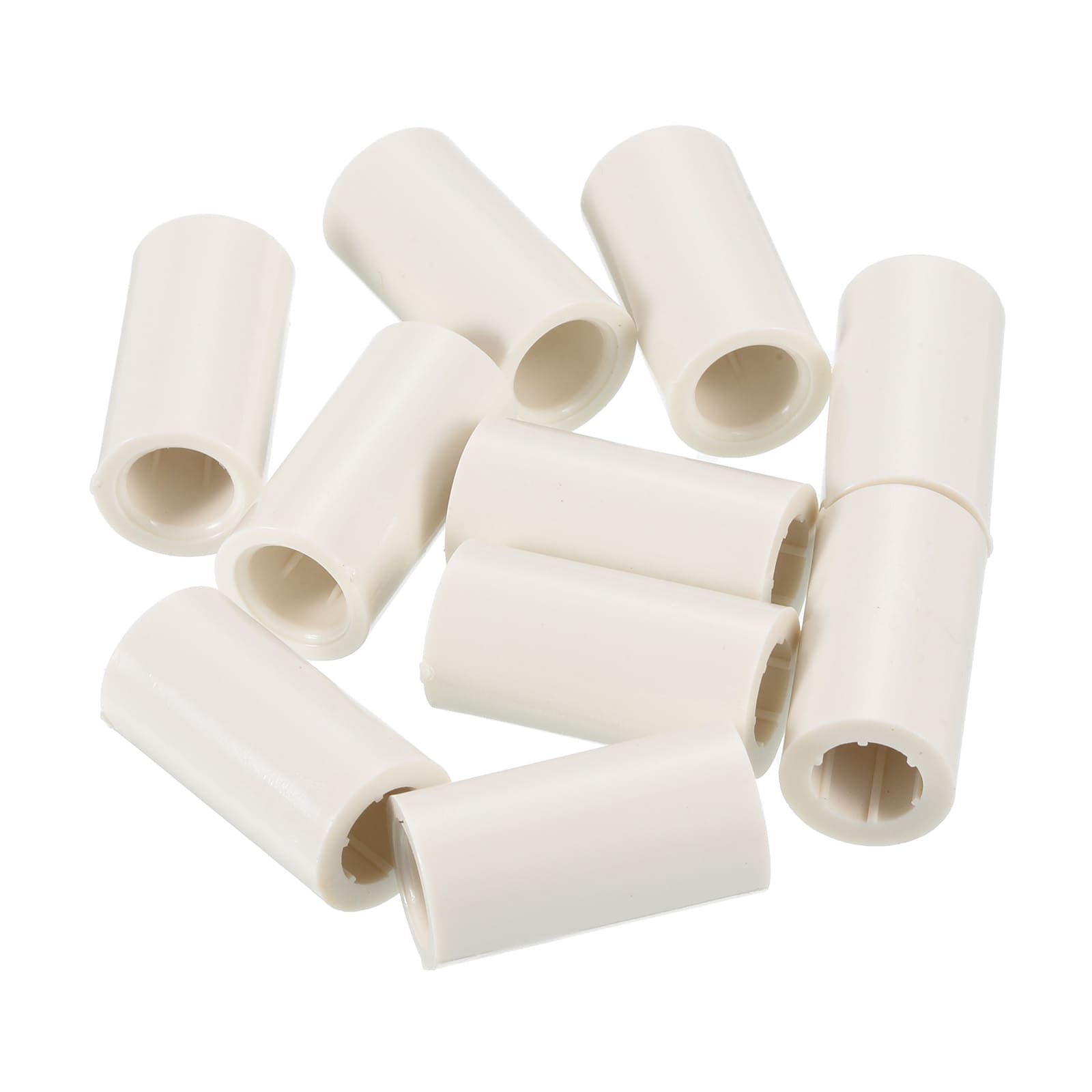 PATIKIL 13x25mm Pool Cue Ferrules 10pcs Billiard Cue Ferrules Slip on Snooker Pool Stick Tips Replacement Accessories White