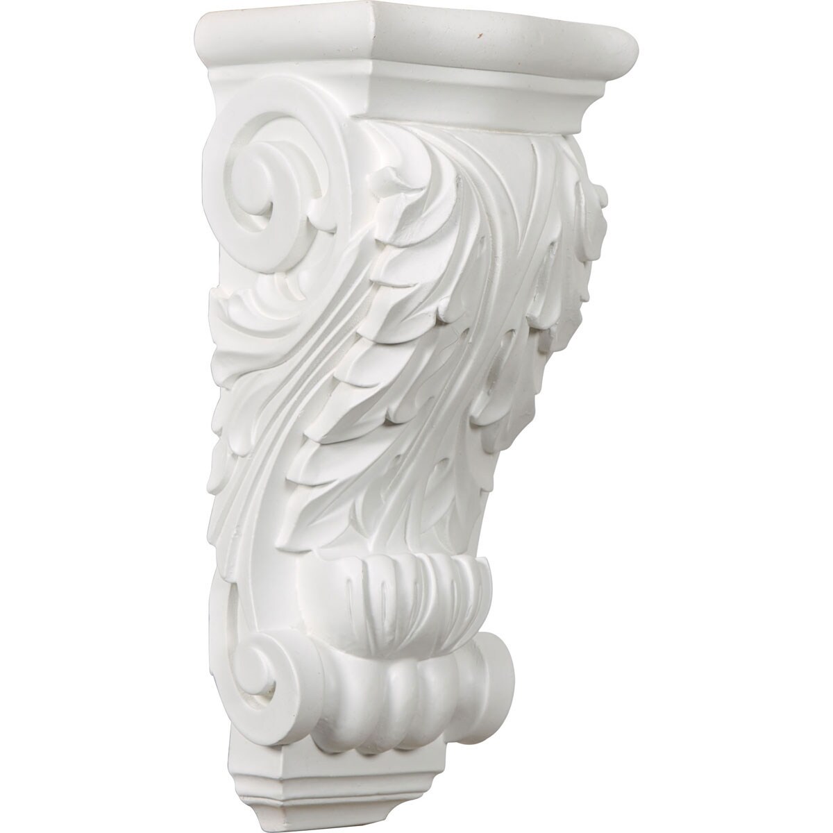 Ekena Millwork COR05X03X09BR 5.5-in x 3.875-in x 11.75-in Primed White Polyurethane Paintable Corbel
