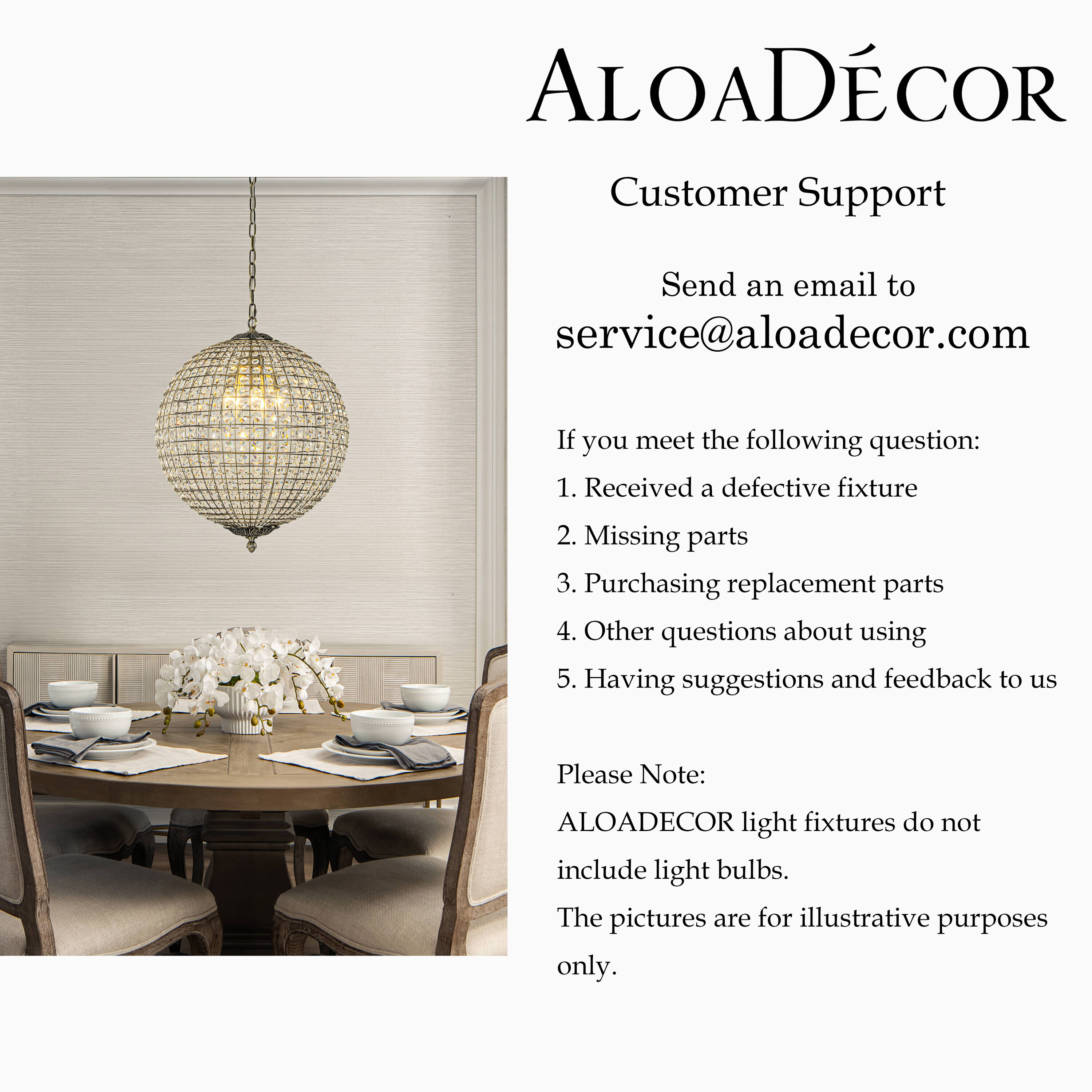 AloaDecor Lighting L7102D50BZ10A b090015 - View #8