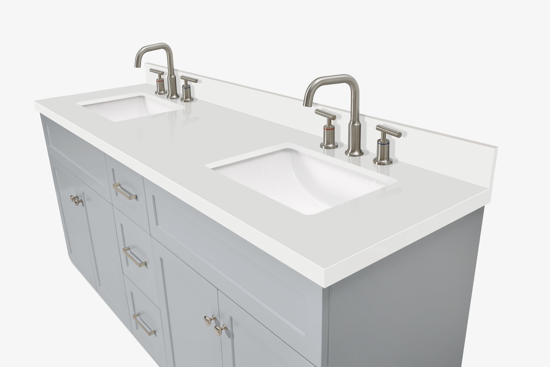 ARIEL F073DWQRVOGRY Bath-Vanity-Combo - View #10