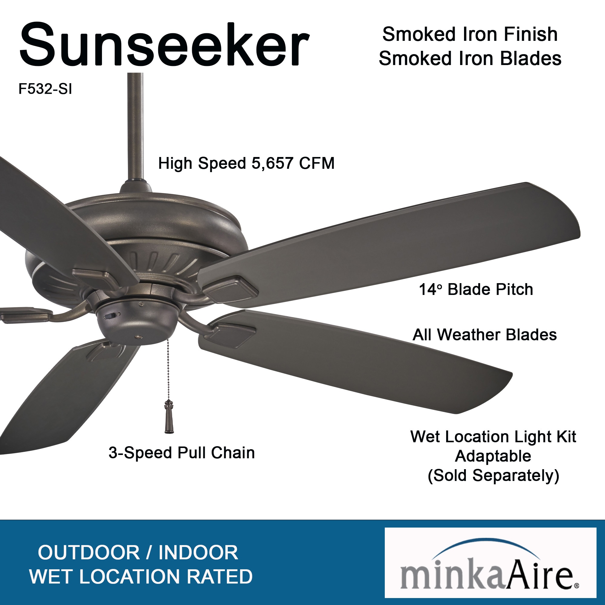 Minka Aire F532-SI Ceiling-Fans - View #4