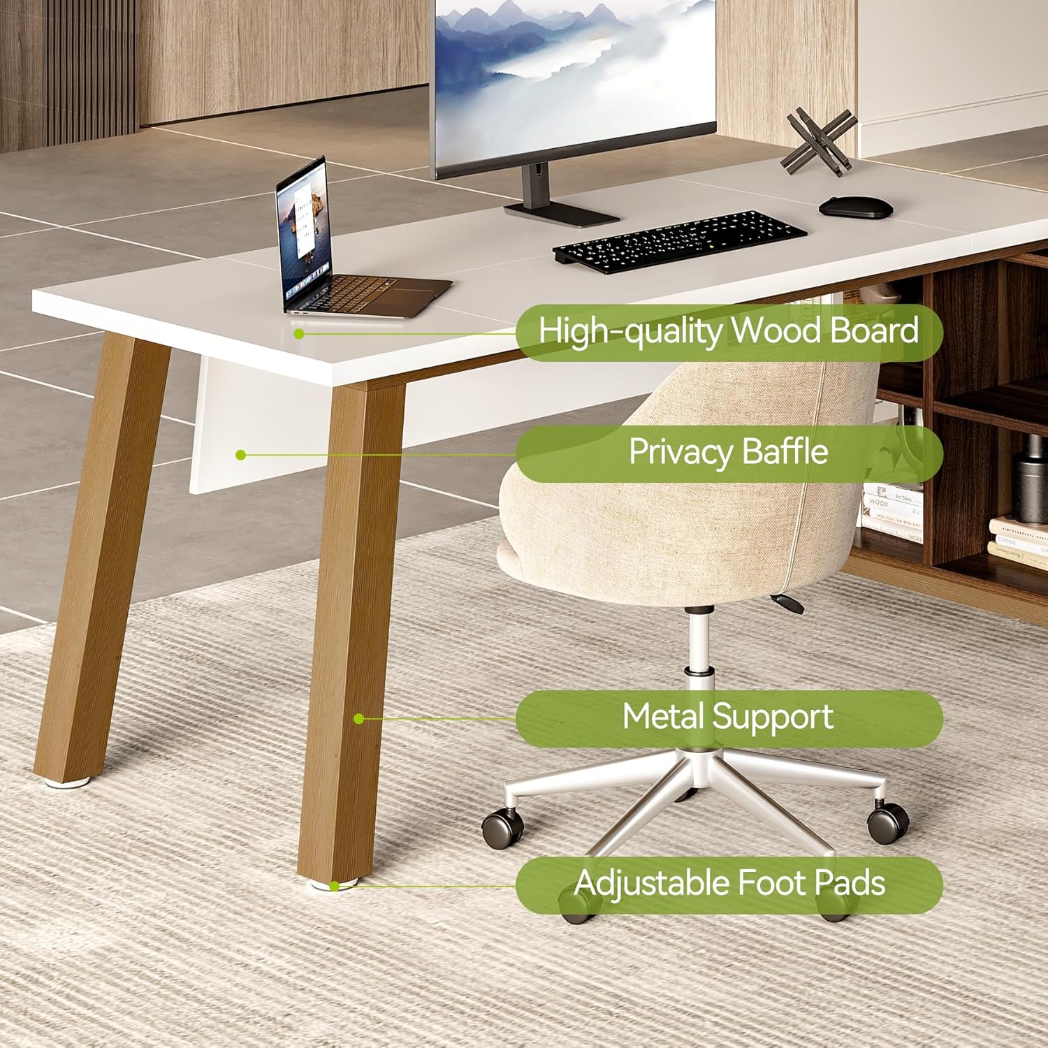 Tribesigns LWFD-JW0868 Office-Tables - View #5