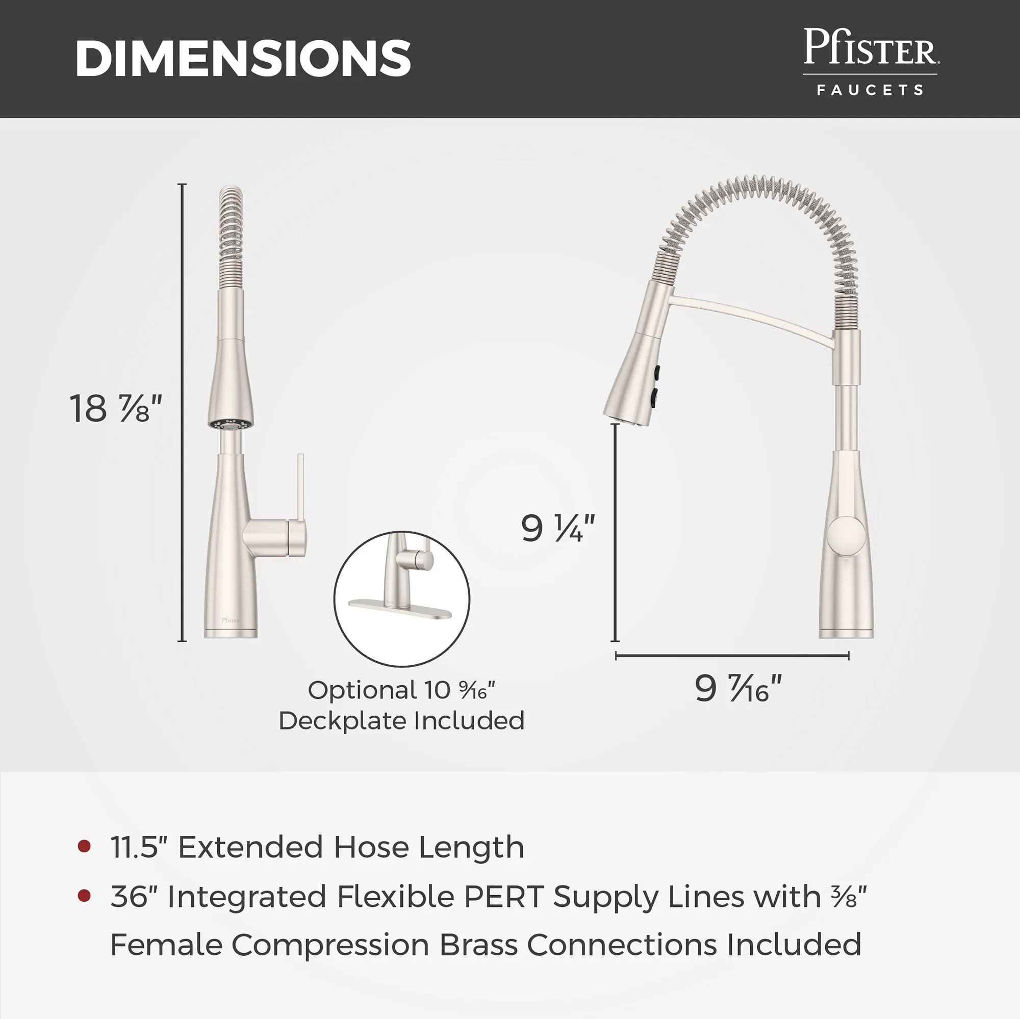 Pfister F-529-7KWCGS Kitchen-Faucets - View #3