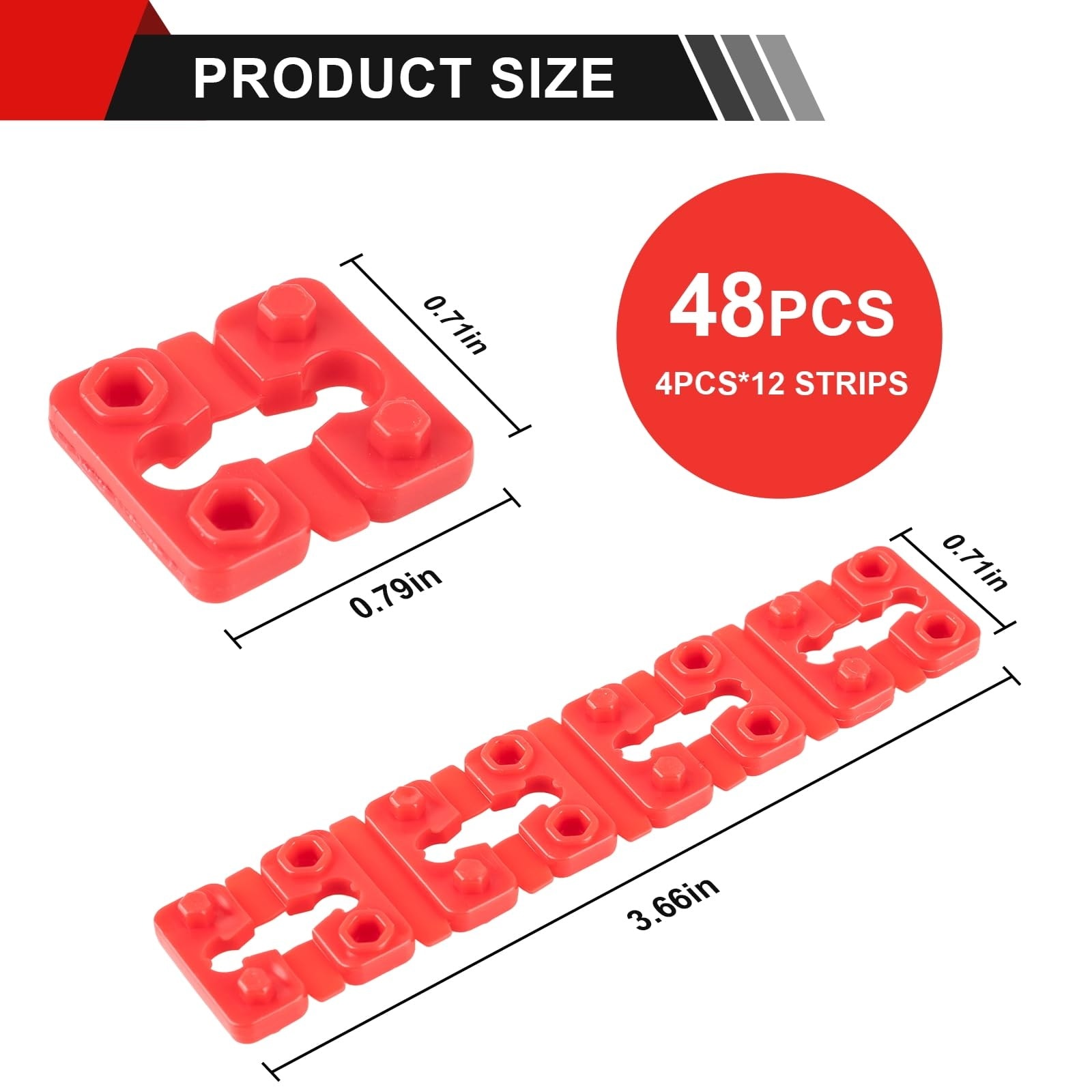 Etokfoks LETG47VT9 Wall-Plate-Spacers - View #3