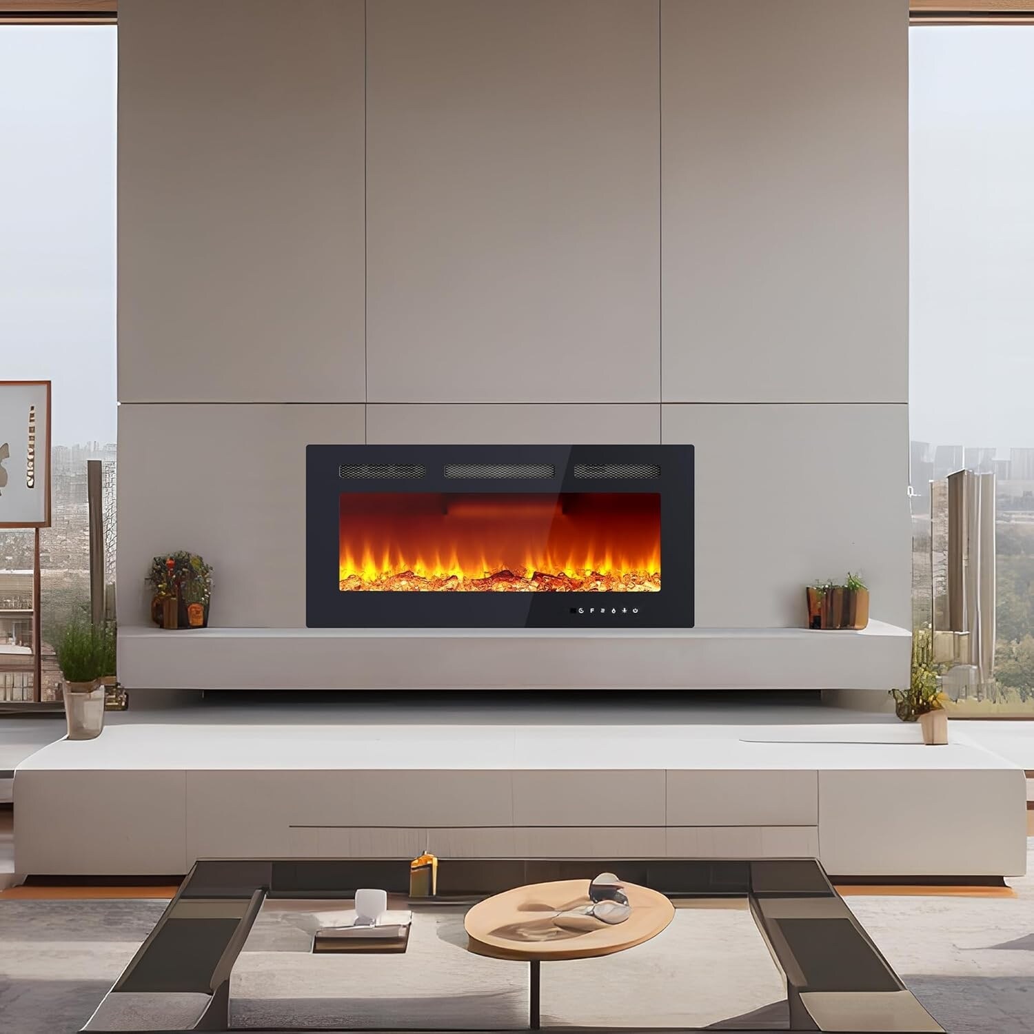 Qeetex LSHQQPHK-34FPS398 Electric-Fireplaces - View #6