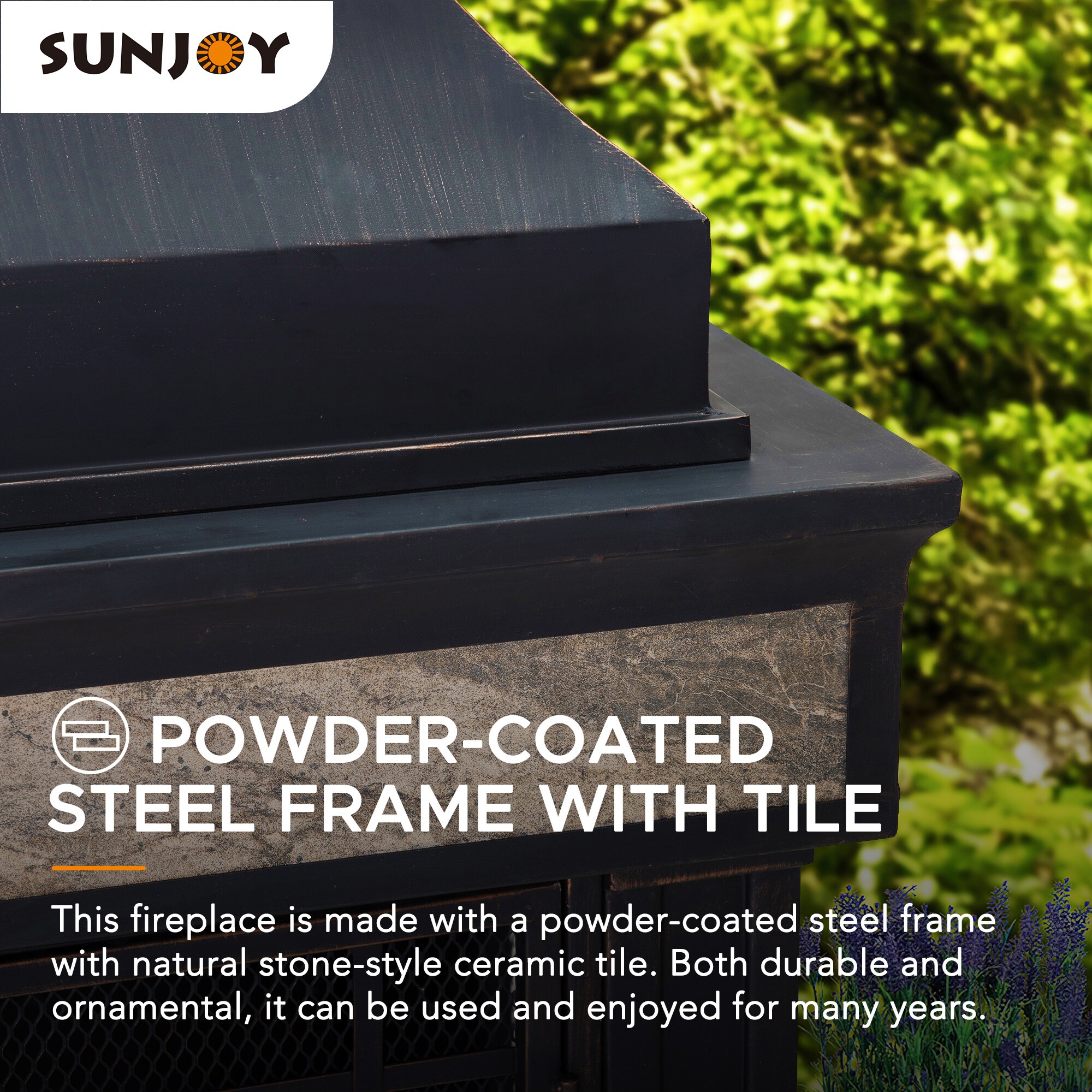 Sunjoy 168806 Outdoor-Wood-Burning-Fireplaces - View #5