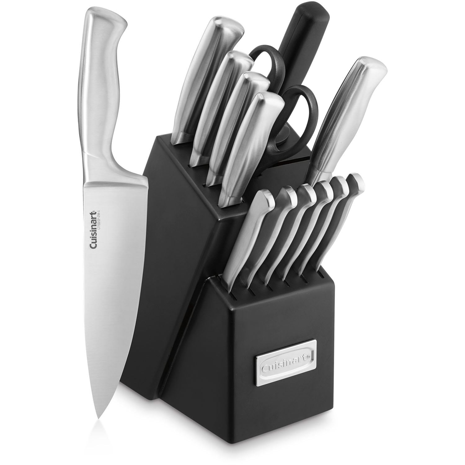 Ginsu Kiso Dishwasher Safe 18pc Knife Block Set Black - Effortless