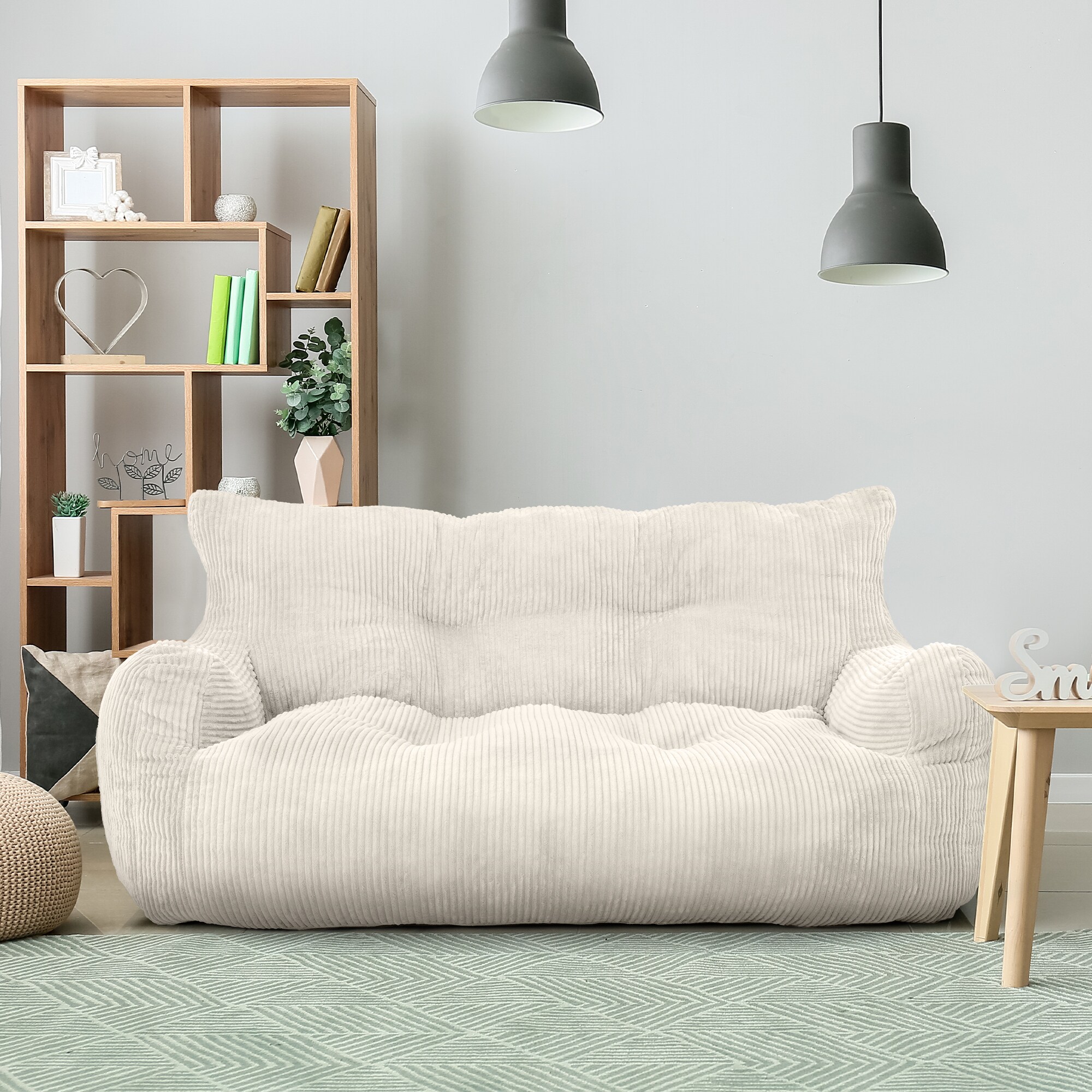 PamaPic BBC-2-WH-ML1 Bean-Bag-Chairs - View #3