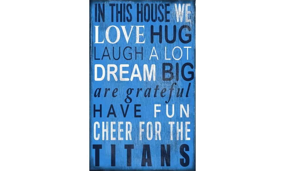 Fan Creations Tennessee Titans 19-in H x 11-in W Sports Print in the Wall  Art department at