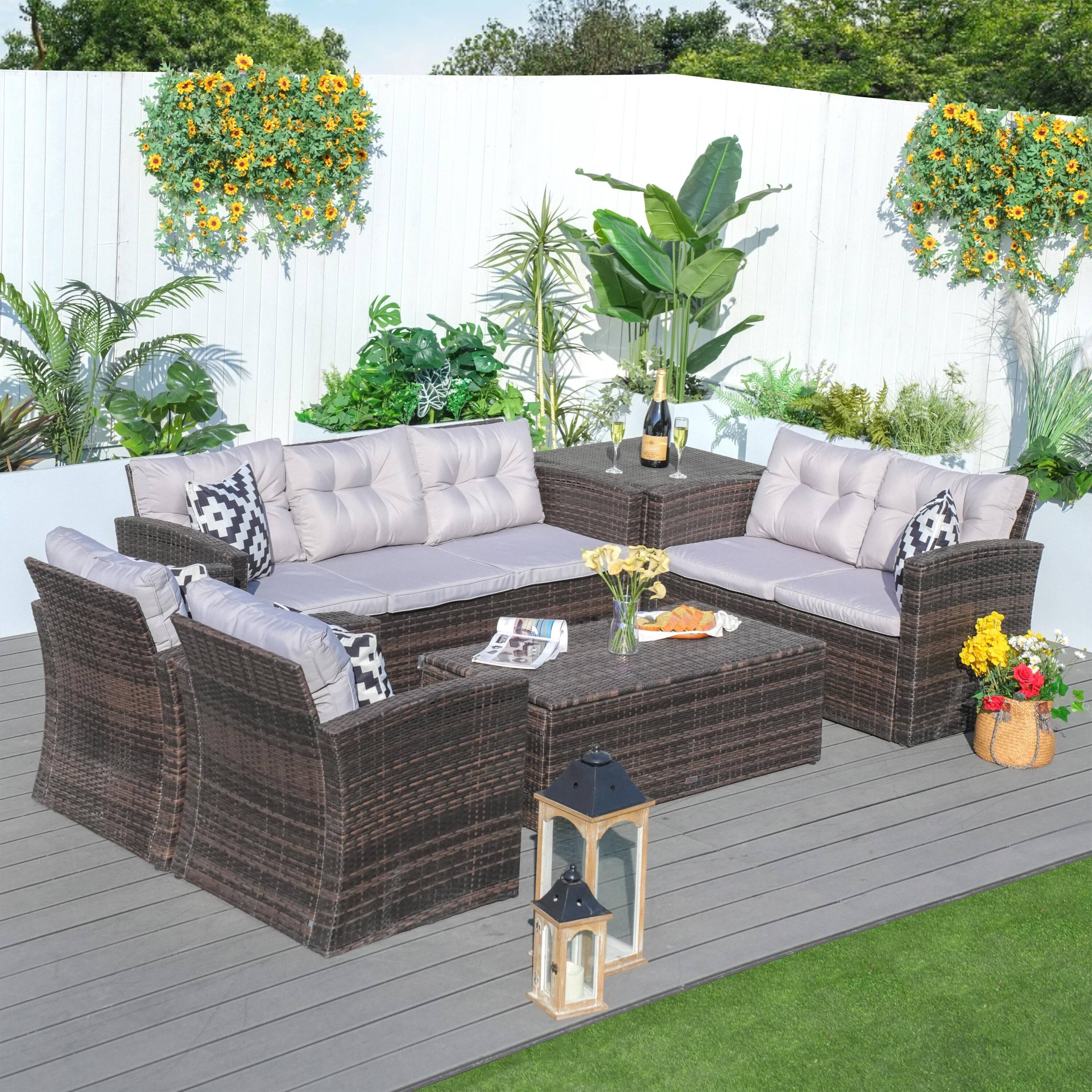 Moda Furnishings MOS-1503-B Patio-Conversation-Sets - View #4